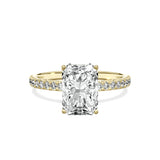Alluring Hidden Halo Engagement Ring - The Better Diamonds