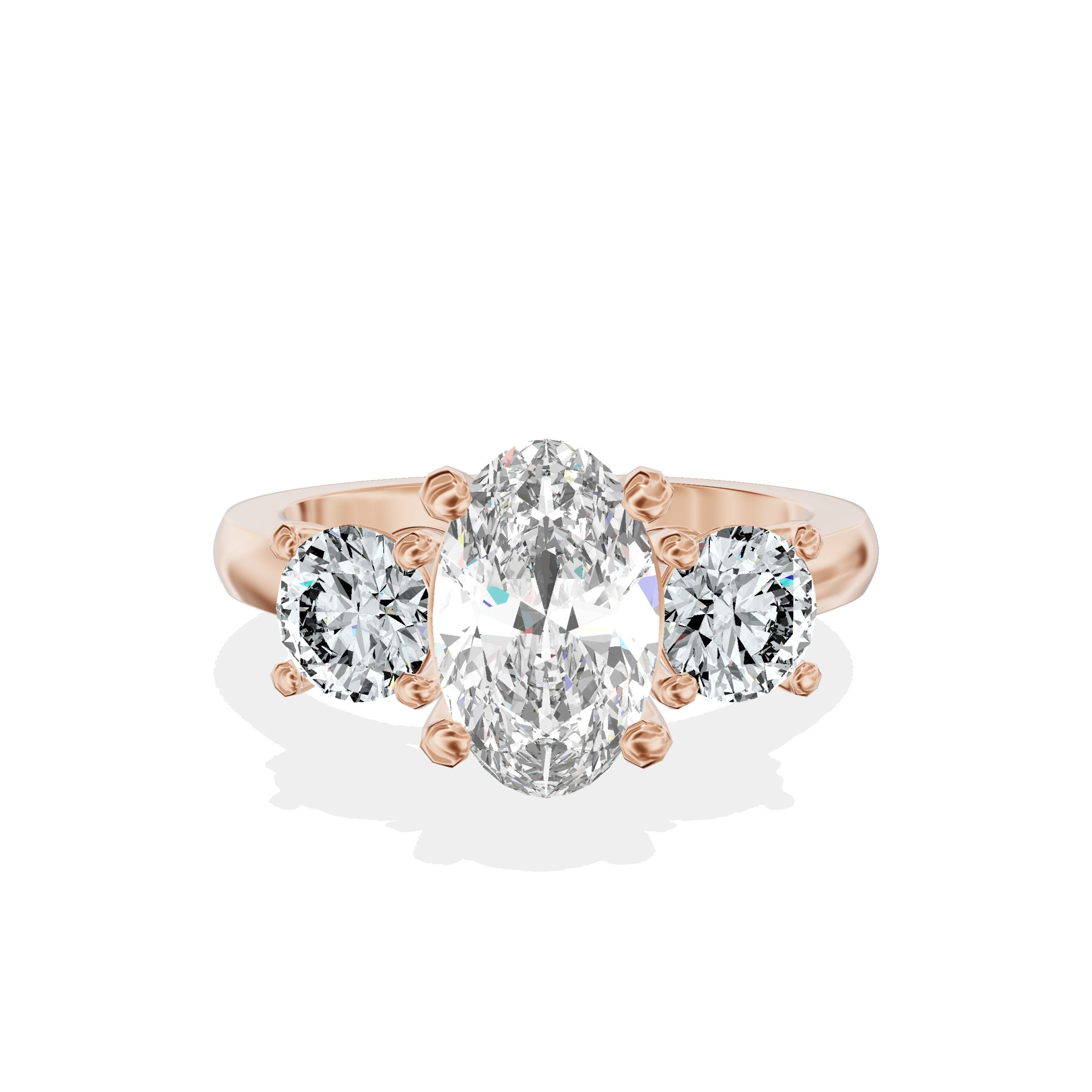 Signature Three Stone Engagement Ring