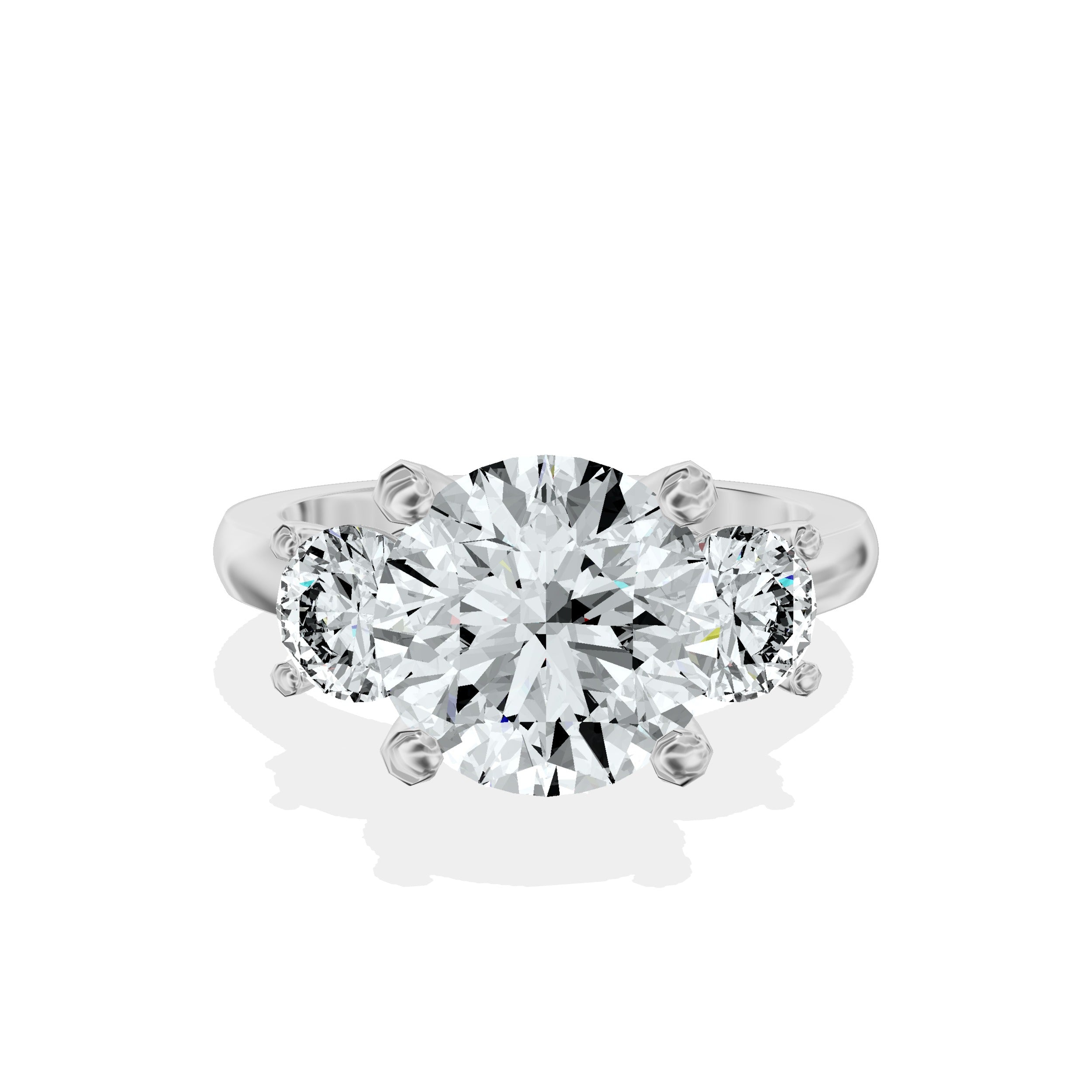 Signature Three Stone Engagement Ring