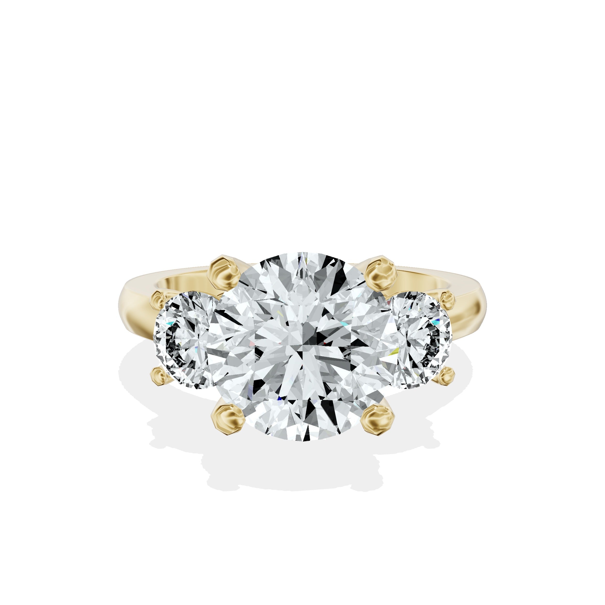 Signature Three Stone Engagement Ring