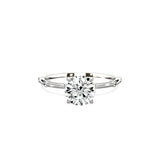 Eleni Solitaire 1.05 ct Round Engagement Ring in White Gold - The Better Diamonds