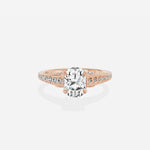 Elle Vintage Style Engagement Ring - The Better Diamonds
