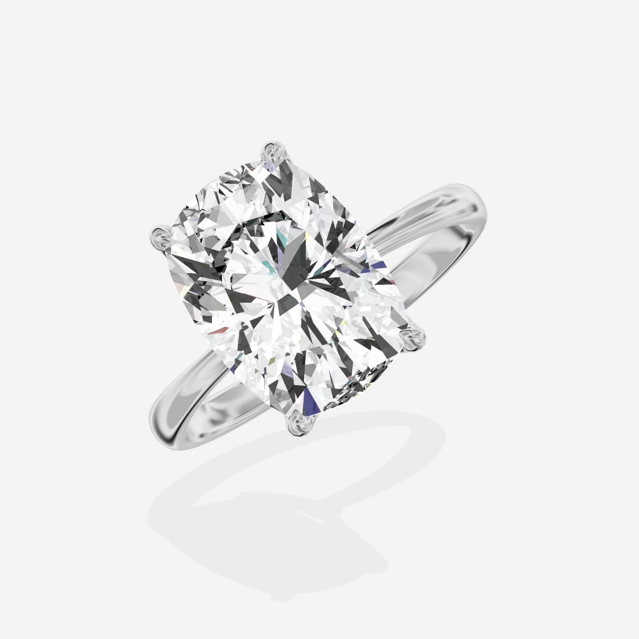 European Solitaire Engagement Ring - The Better Diamonds