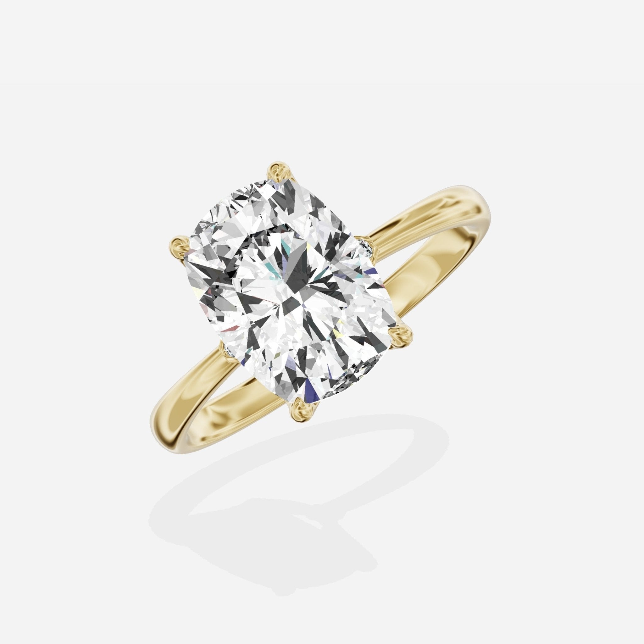 European Solitaire Engagement Ring - The Better Diamonds