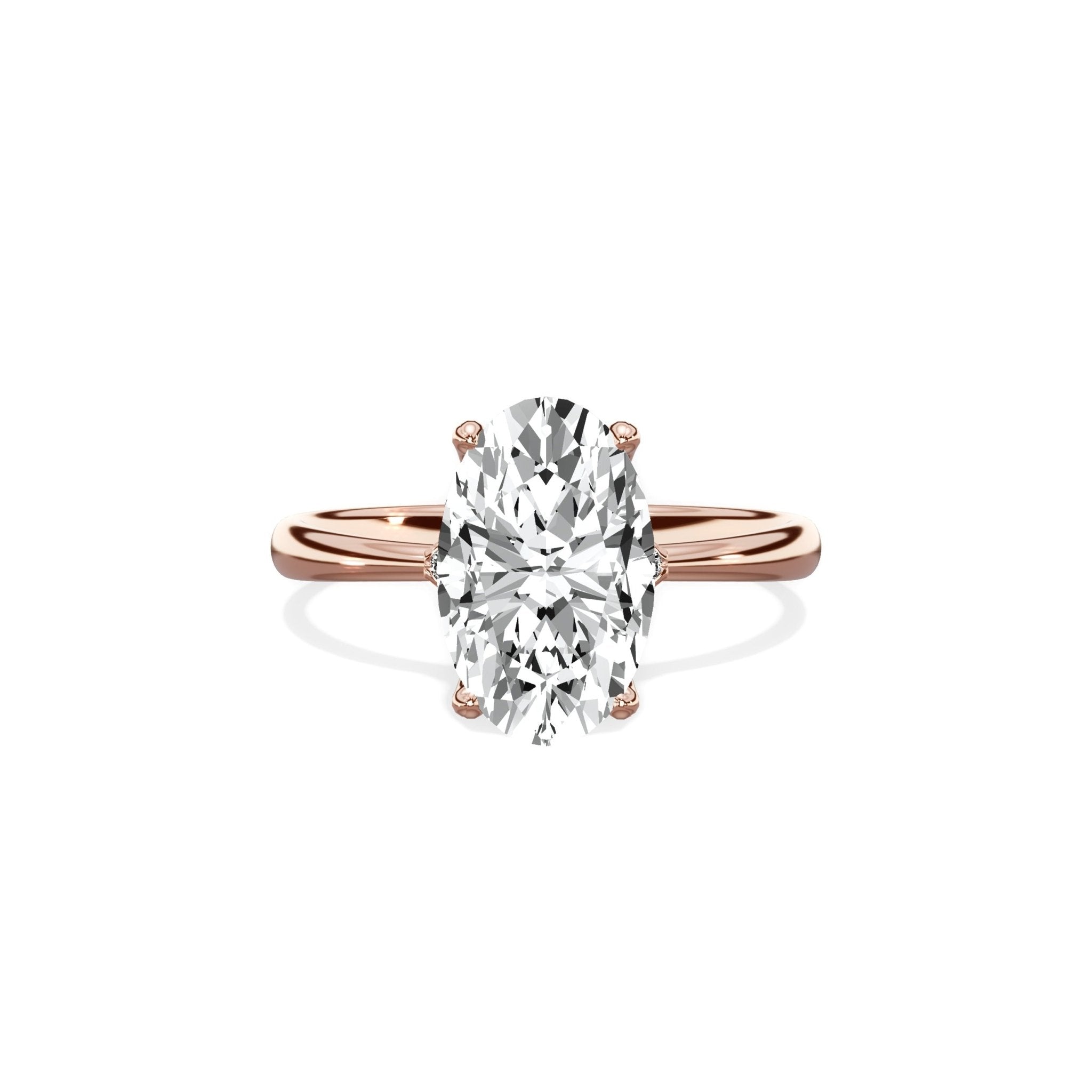 European Solitaire Engagement Ring - The Better Diamonds