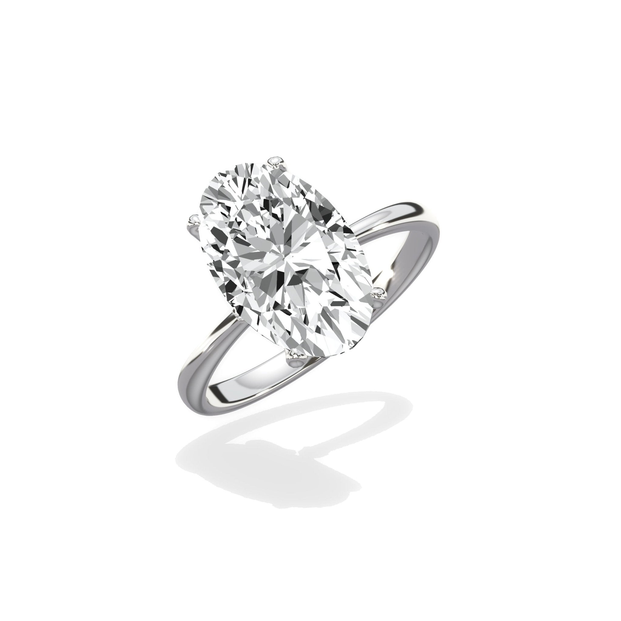 European Solitaire Engagement Ring - The Better Diamonds