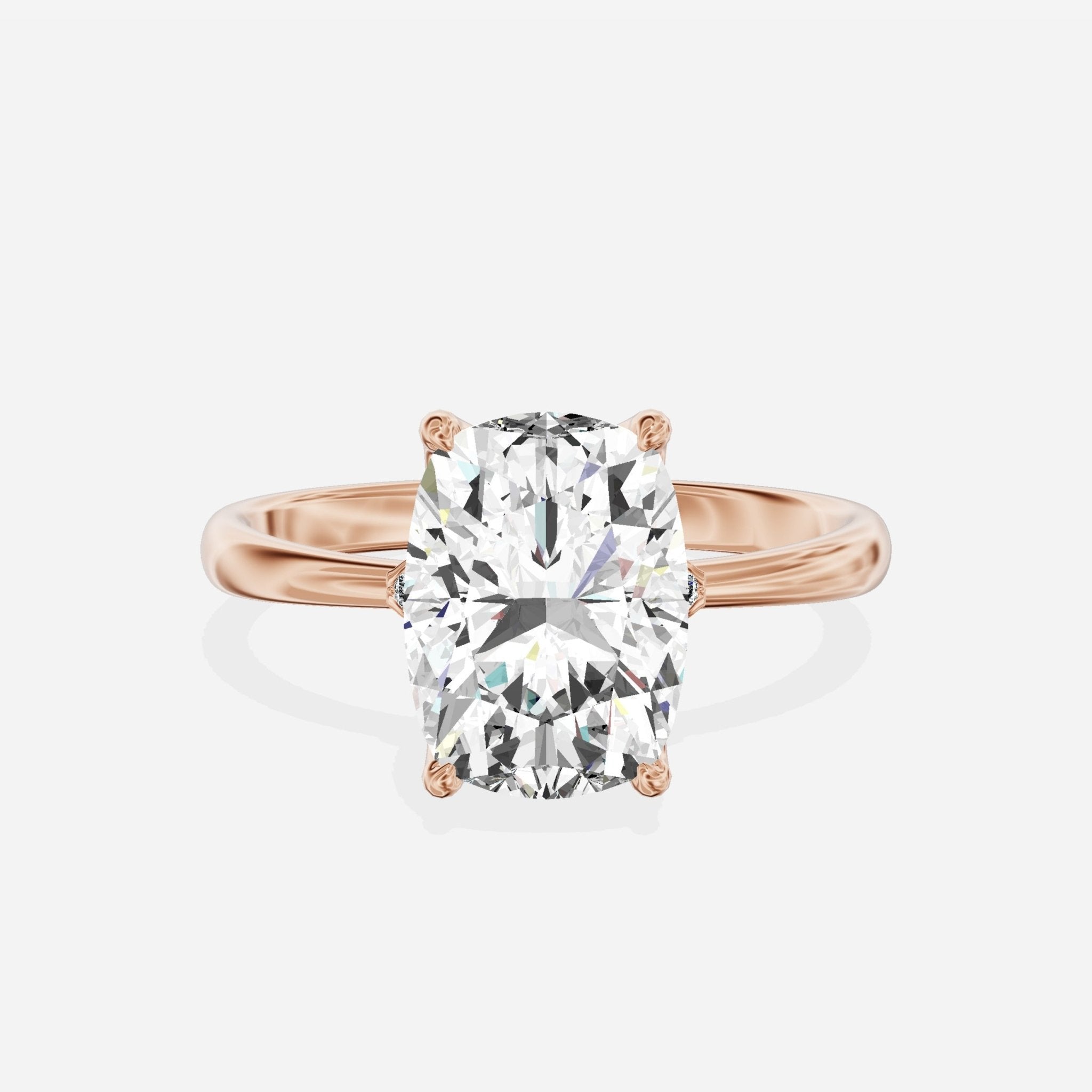 European Solitaire Engagement Ring - The Better Diamonds