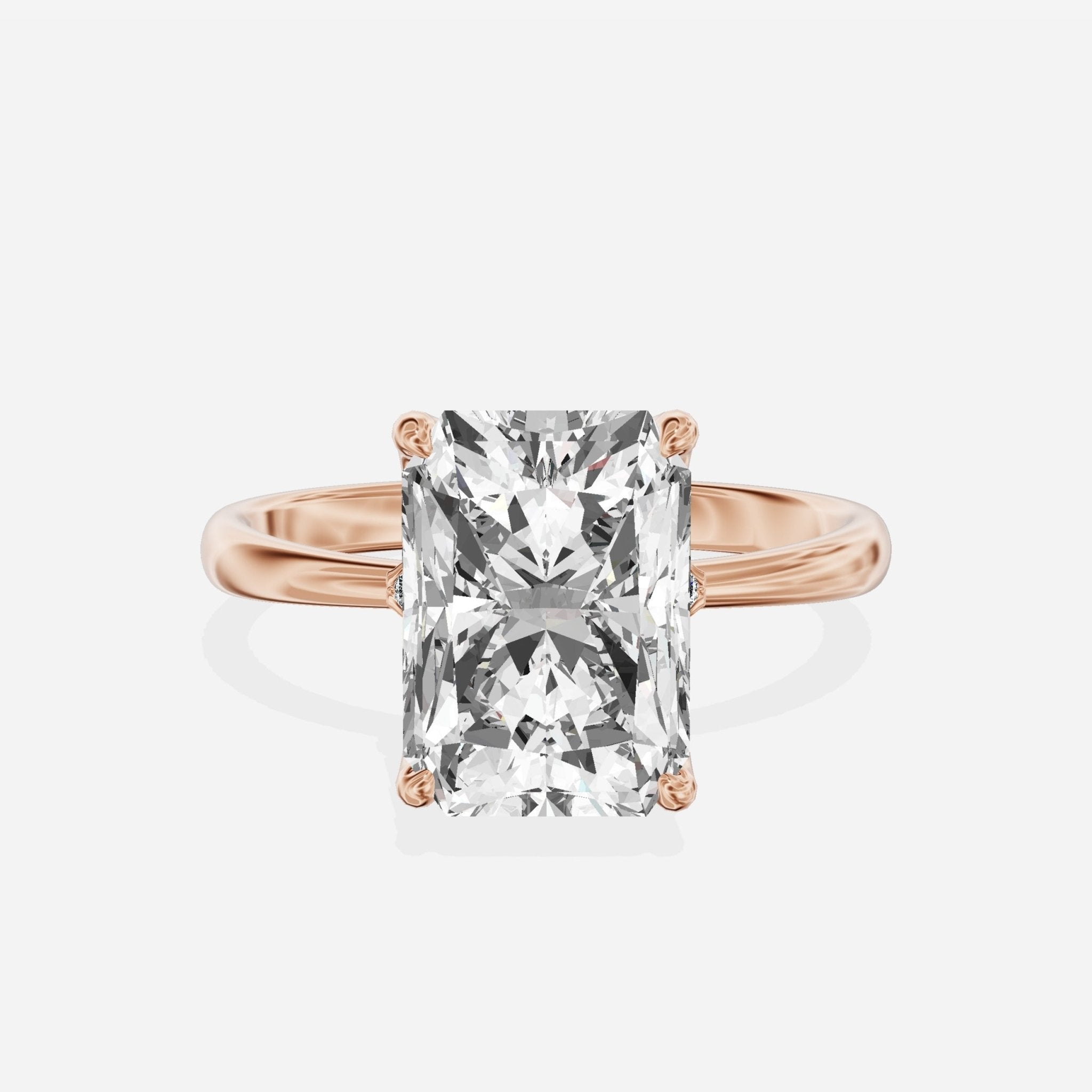 European Solitaire Engagement Ring - The Better Diamonds