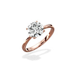 European Solitaire Engagement Ring - The Better Diamonds