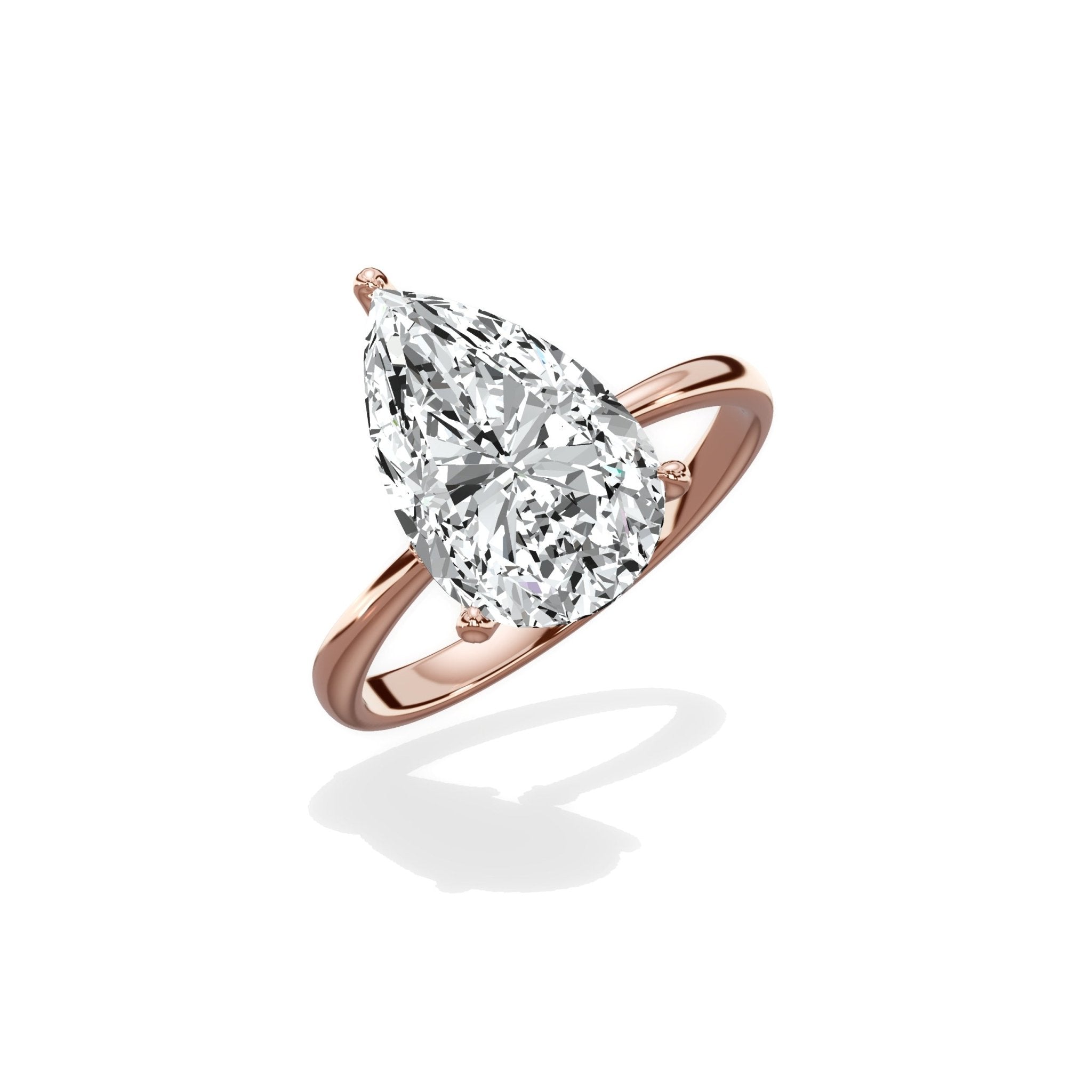 European Solitaire Engagement Ring - The Better Diamonds