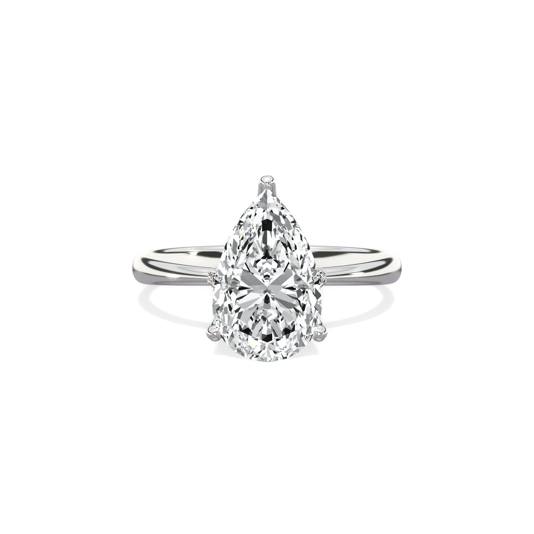 European Solitaire Engagement Ring - The Better Diamonds