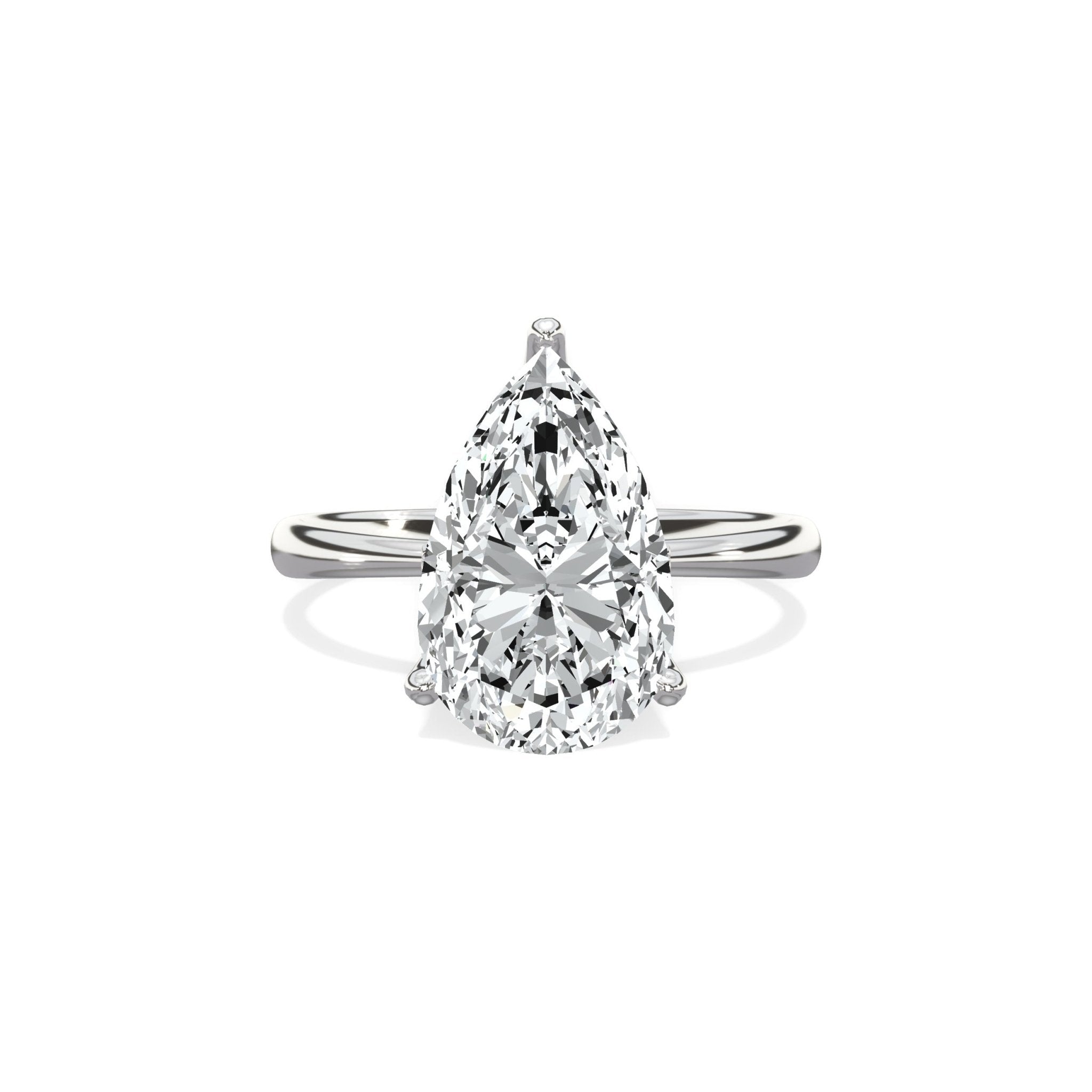European Solitaire Engagement Ring - The Better Diamonds