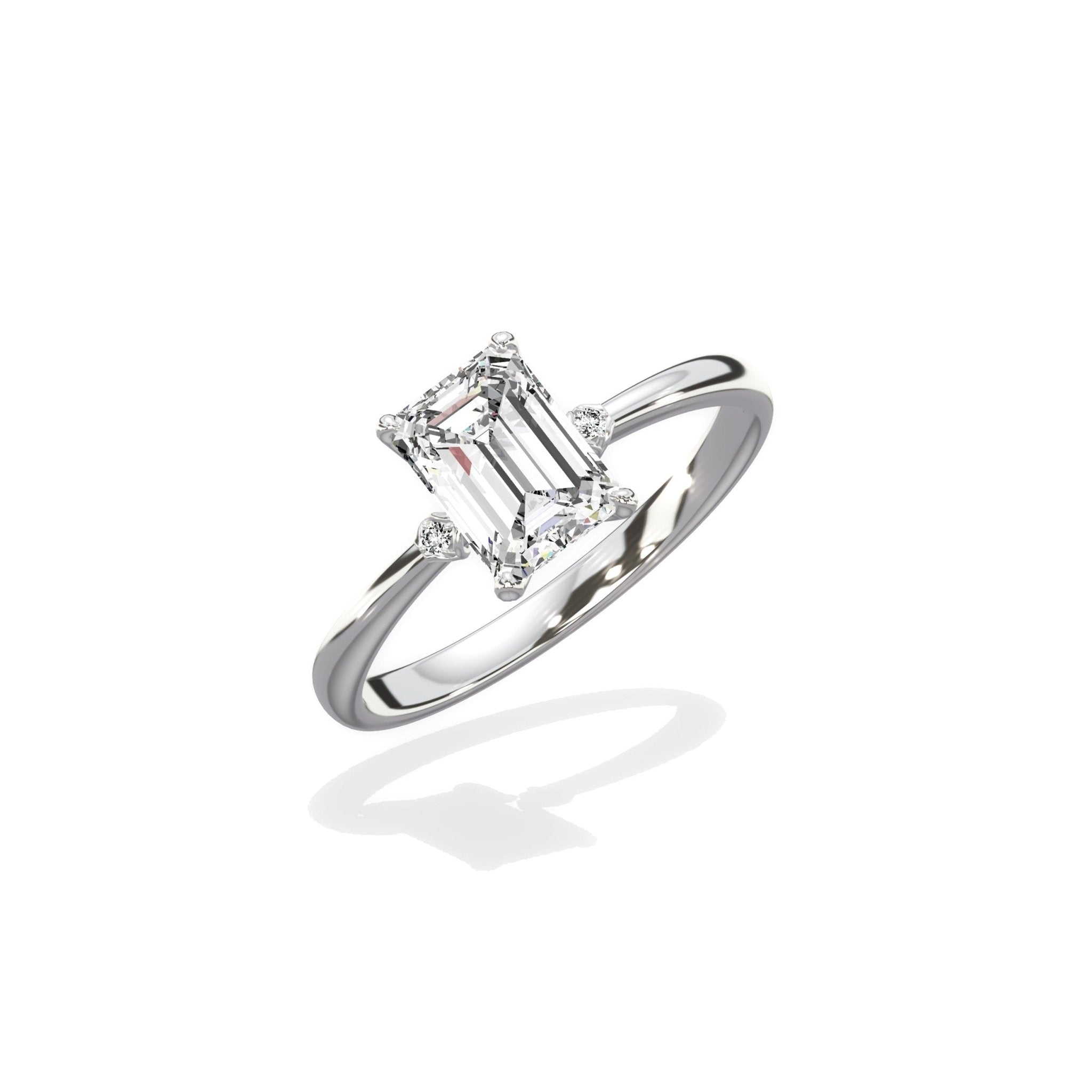 European Solitaire Engagement Ring - The Better Diamonds