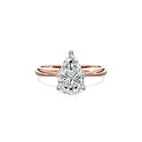 European Solitaire Engagement Ring - The Better Diamonds