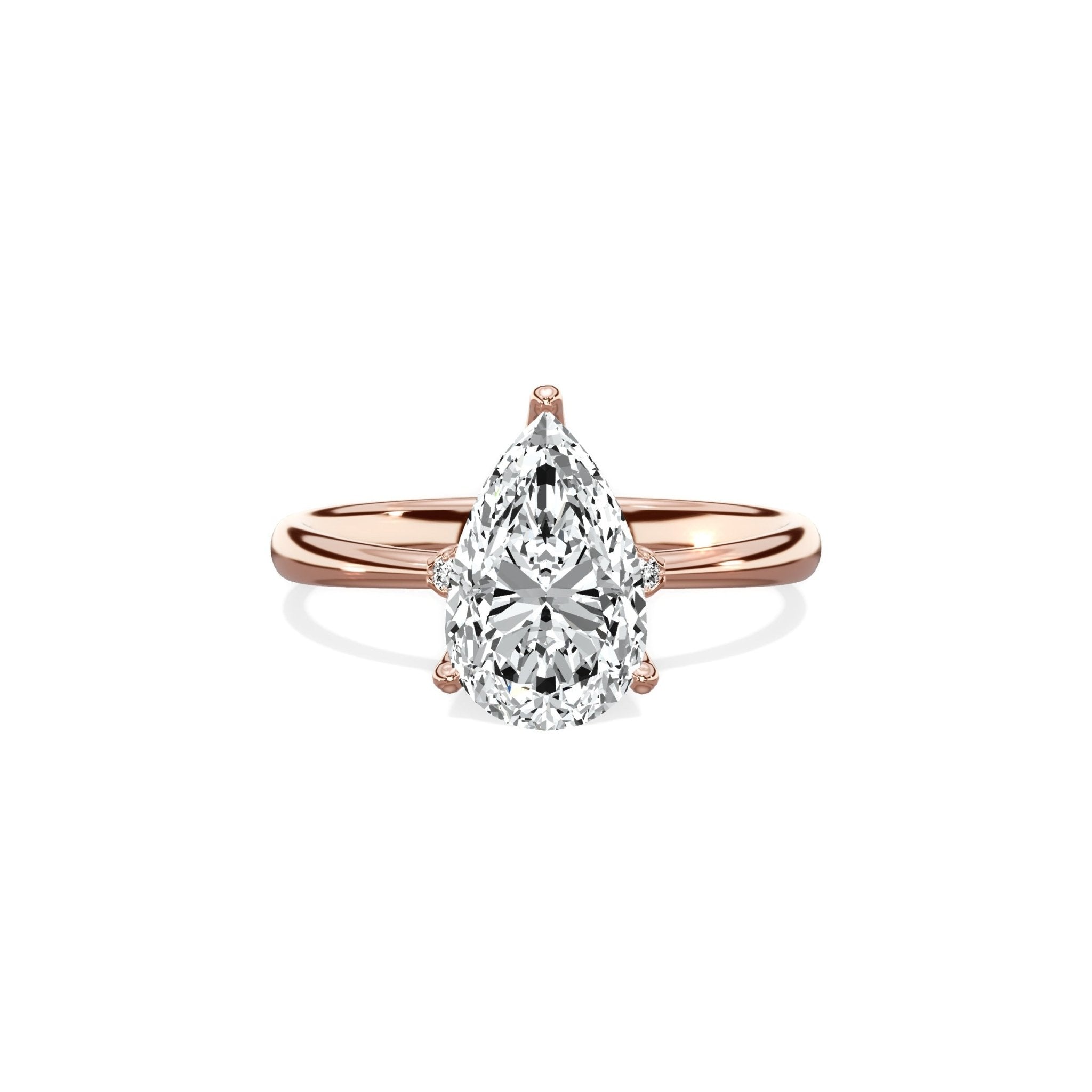 European Solitaire Engagement Ring - The Better Diamonds