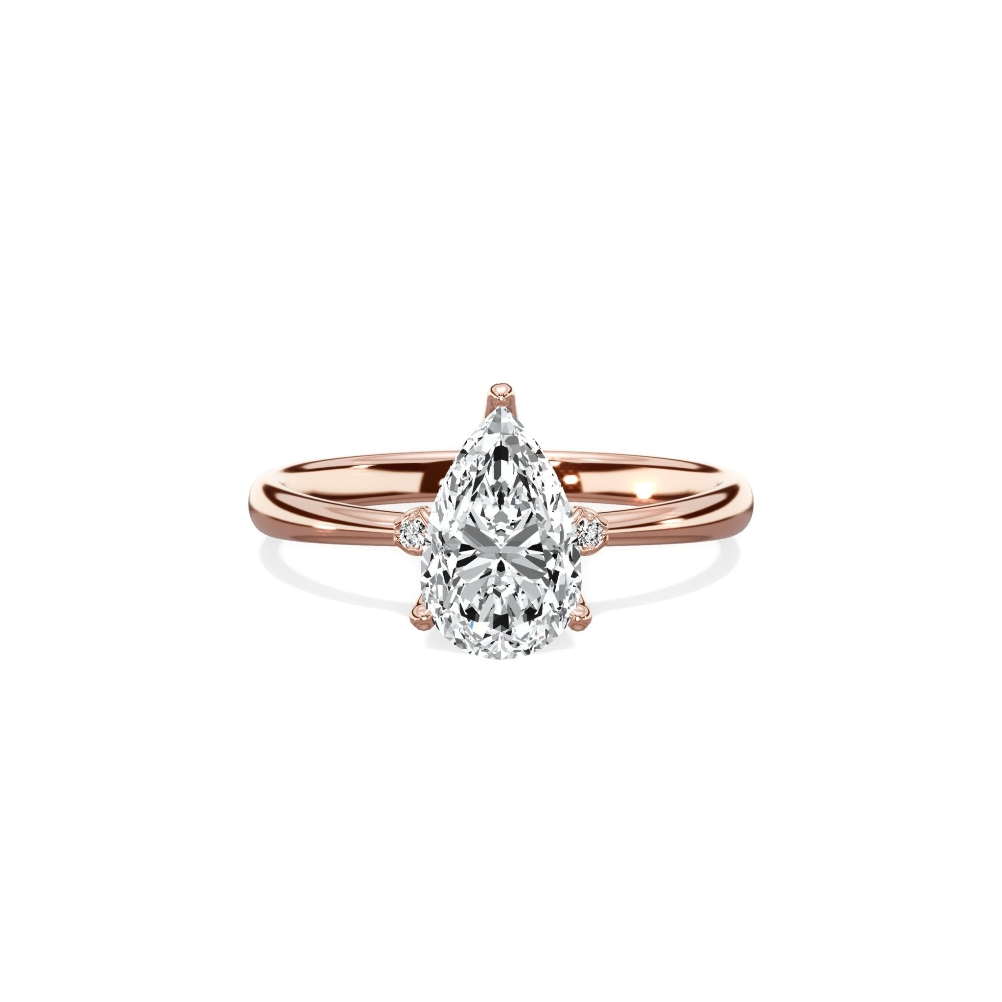 European Solitaire Engagement Ring - The Better Diamonds