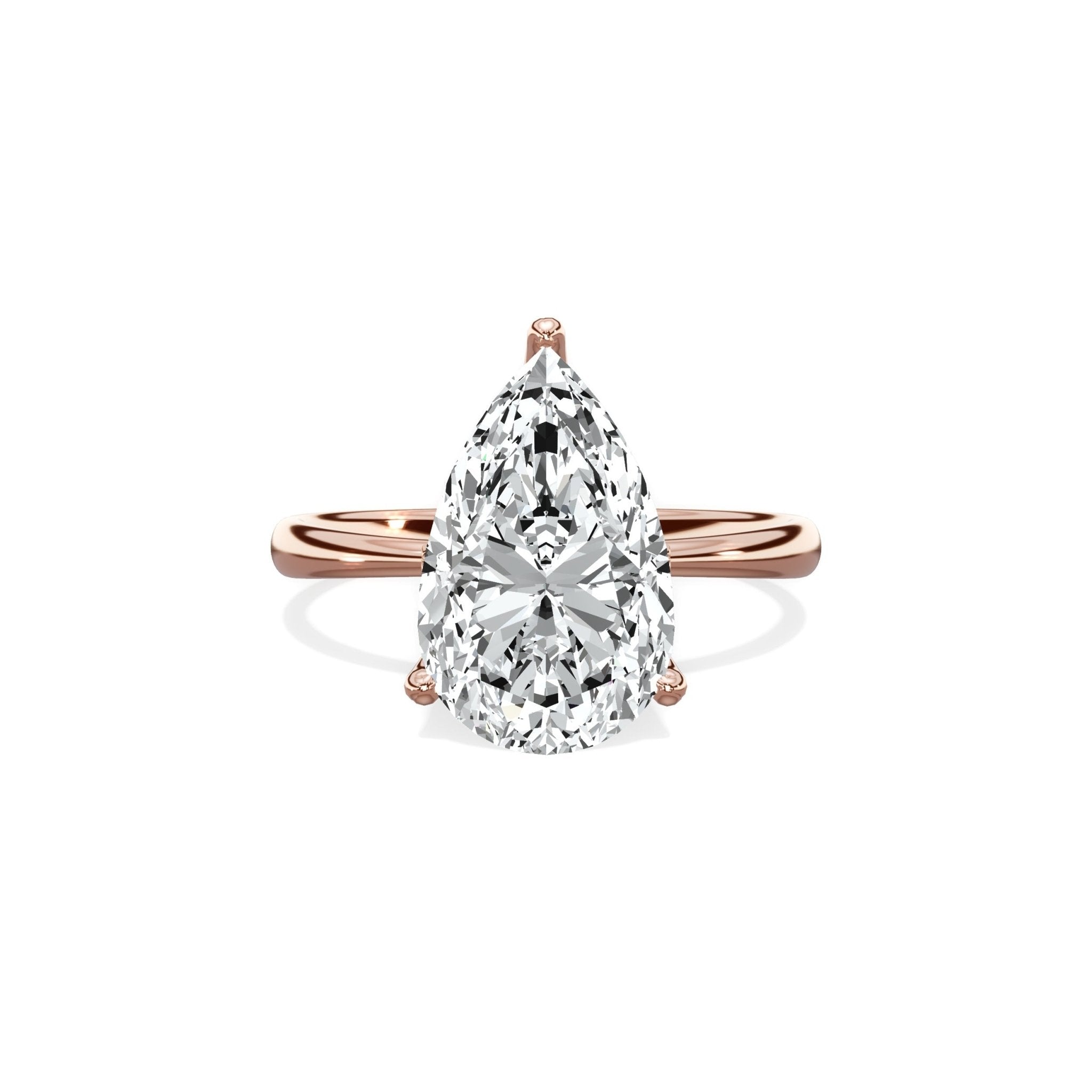 European Solitaire Engagement Ring - The Better Diamonds