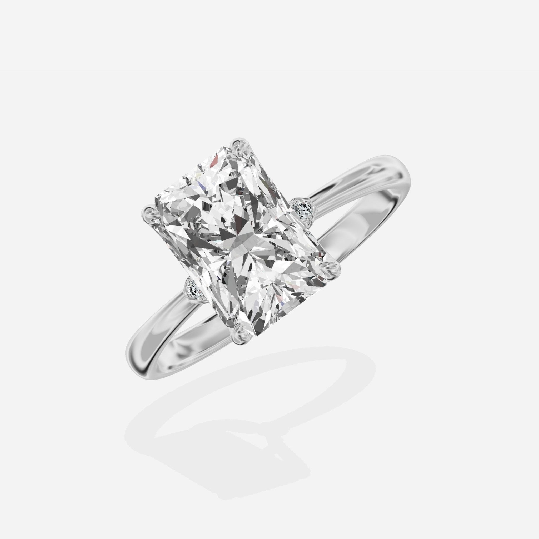 European Solitaire Engagement Ring - The Better Diamonds
