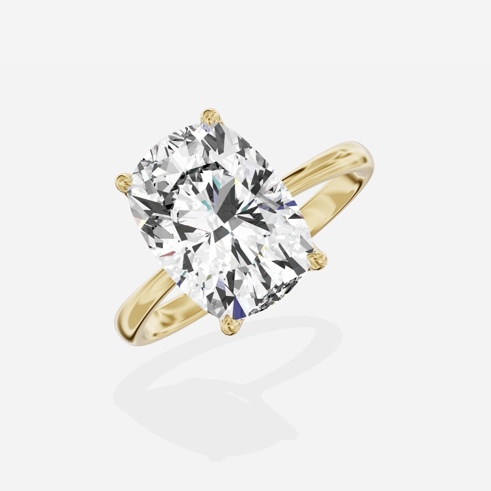 European Solitaire Engagement Ring - The Better Diamonds
