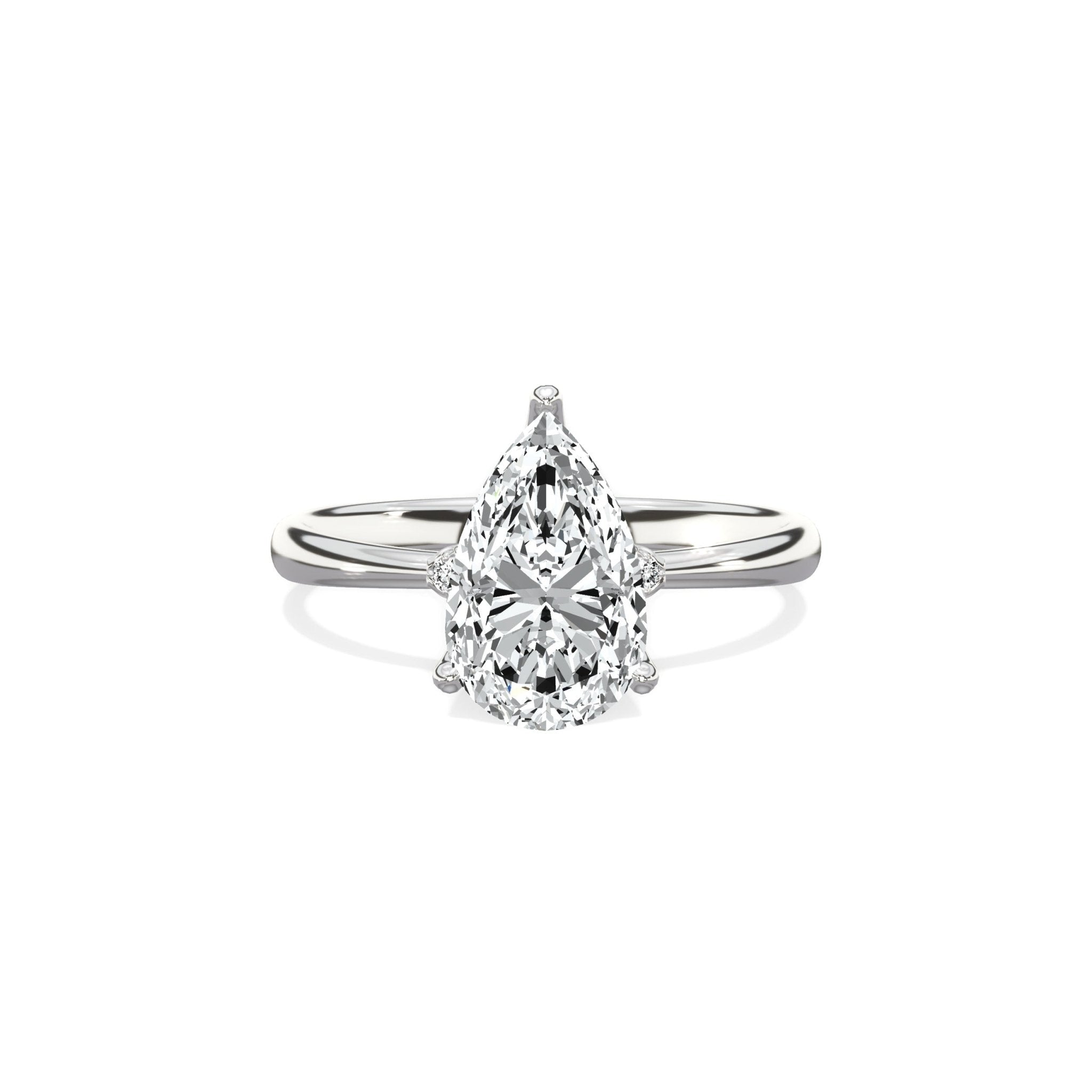 European Solitaire Engagement Ring - The Better Diamonds