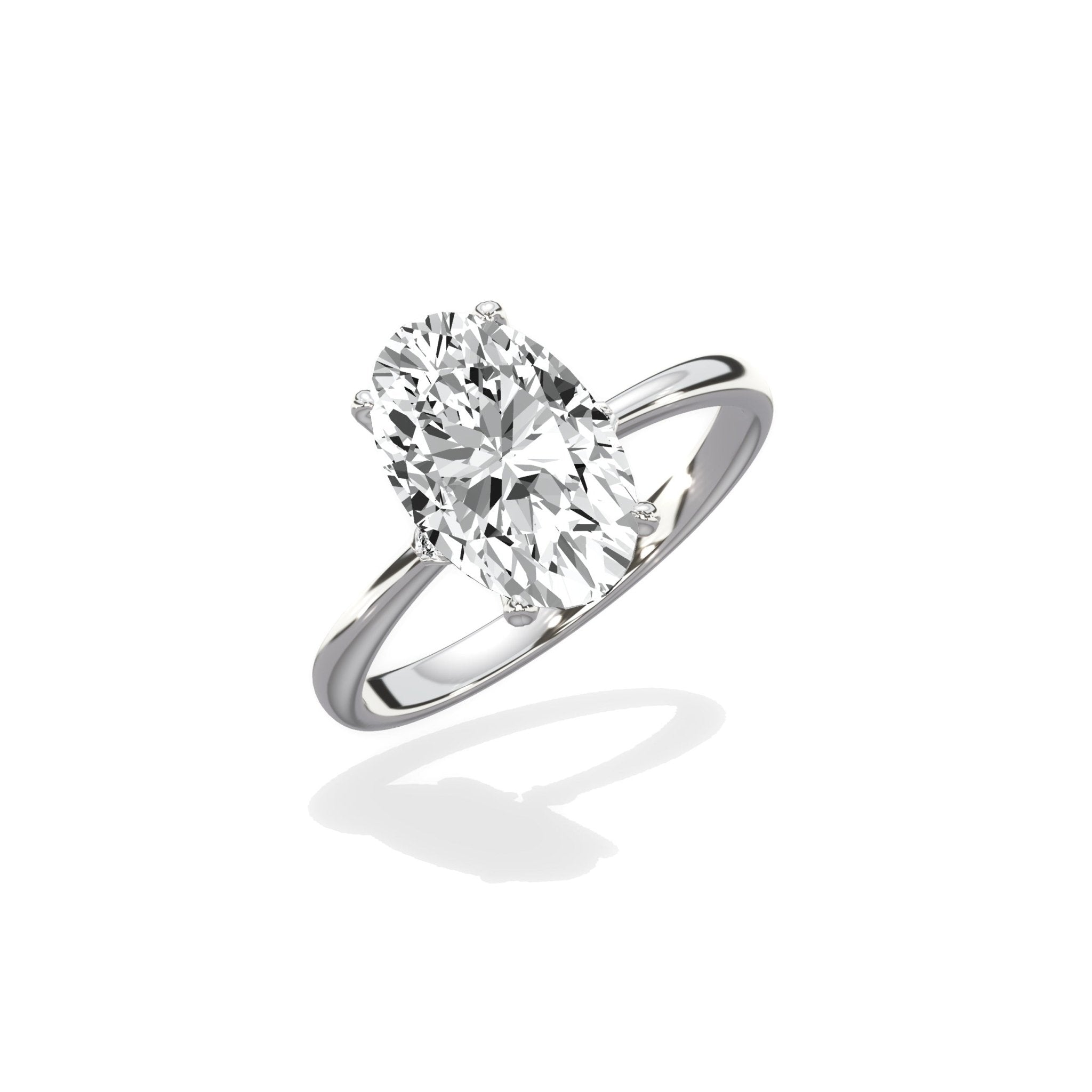 European Solitaire Engagement Ring - The Better Diamonds