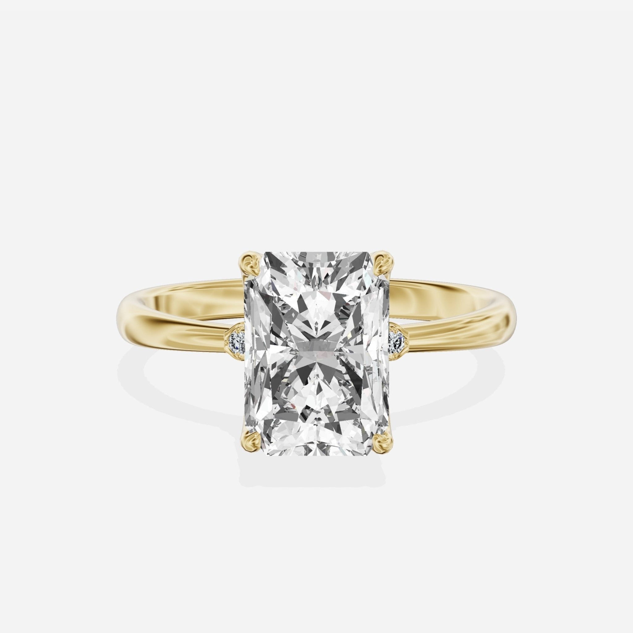 European Solitaire Engagement Ring - The Better Diamonds