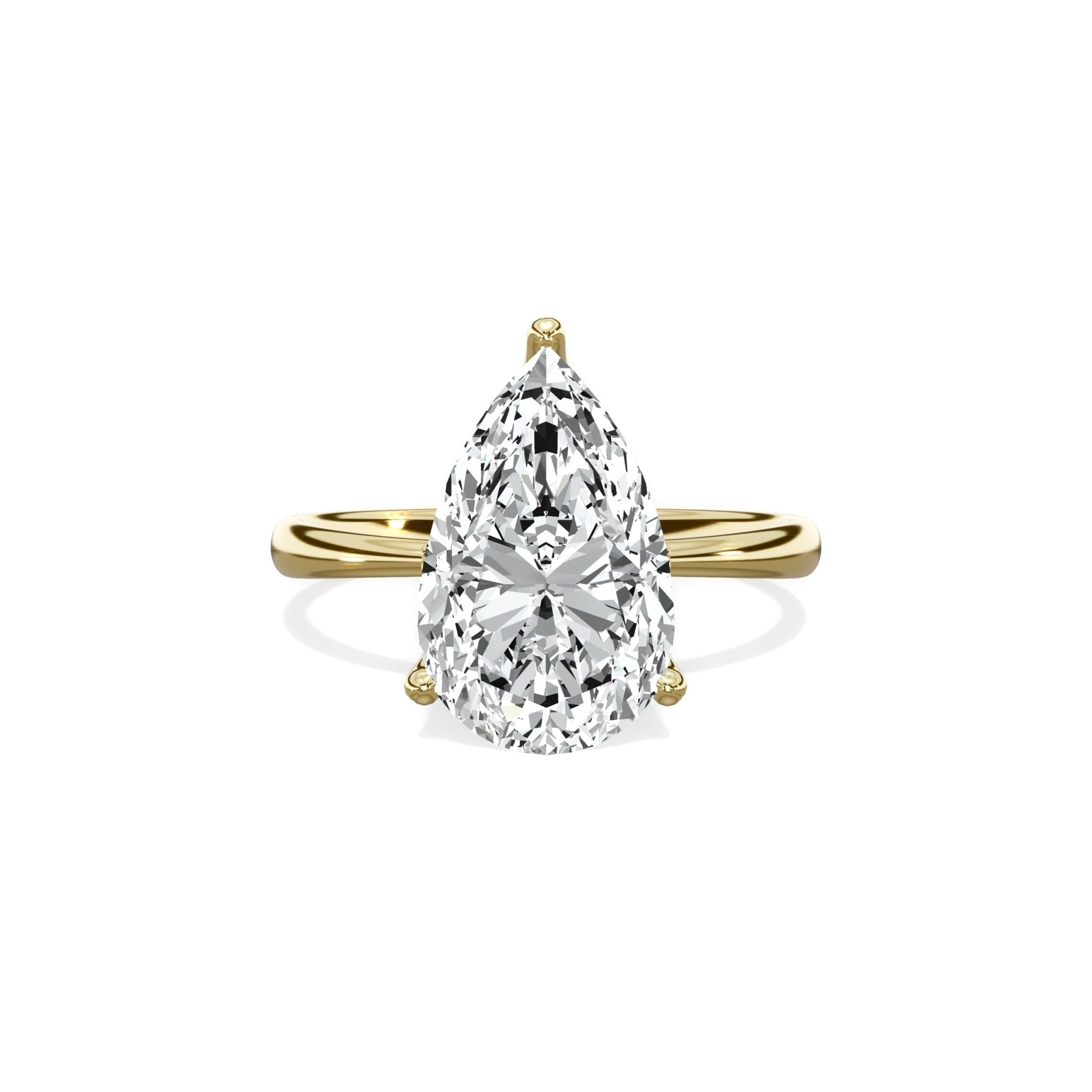 European Solitaire Engagement Ring - The Better Diamonds