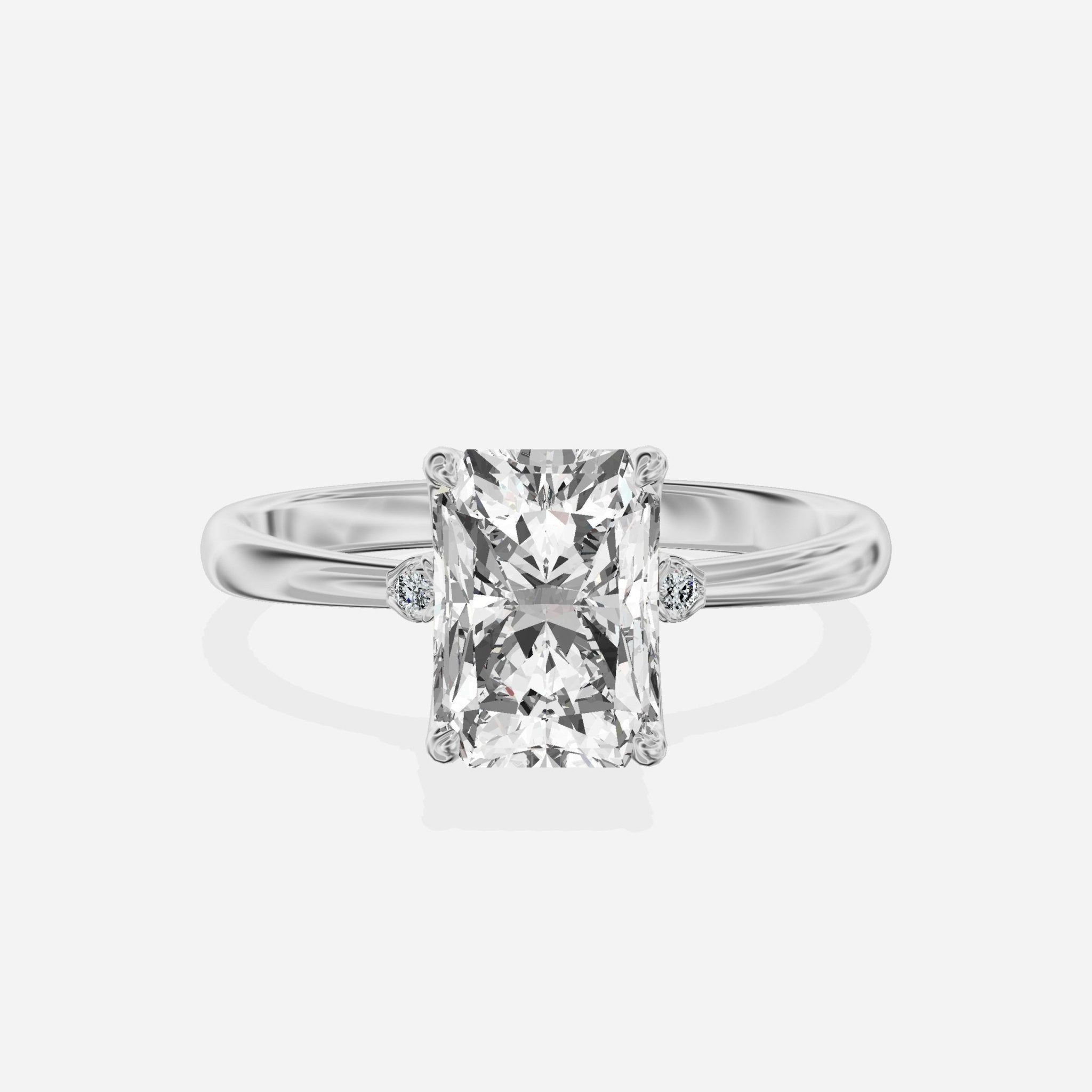 European Solitaire Engagement Ring - The Better Diamonds