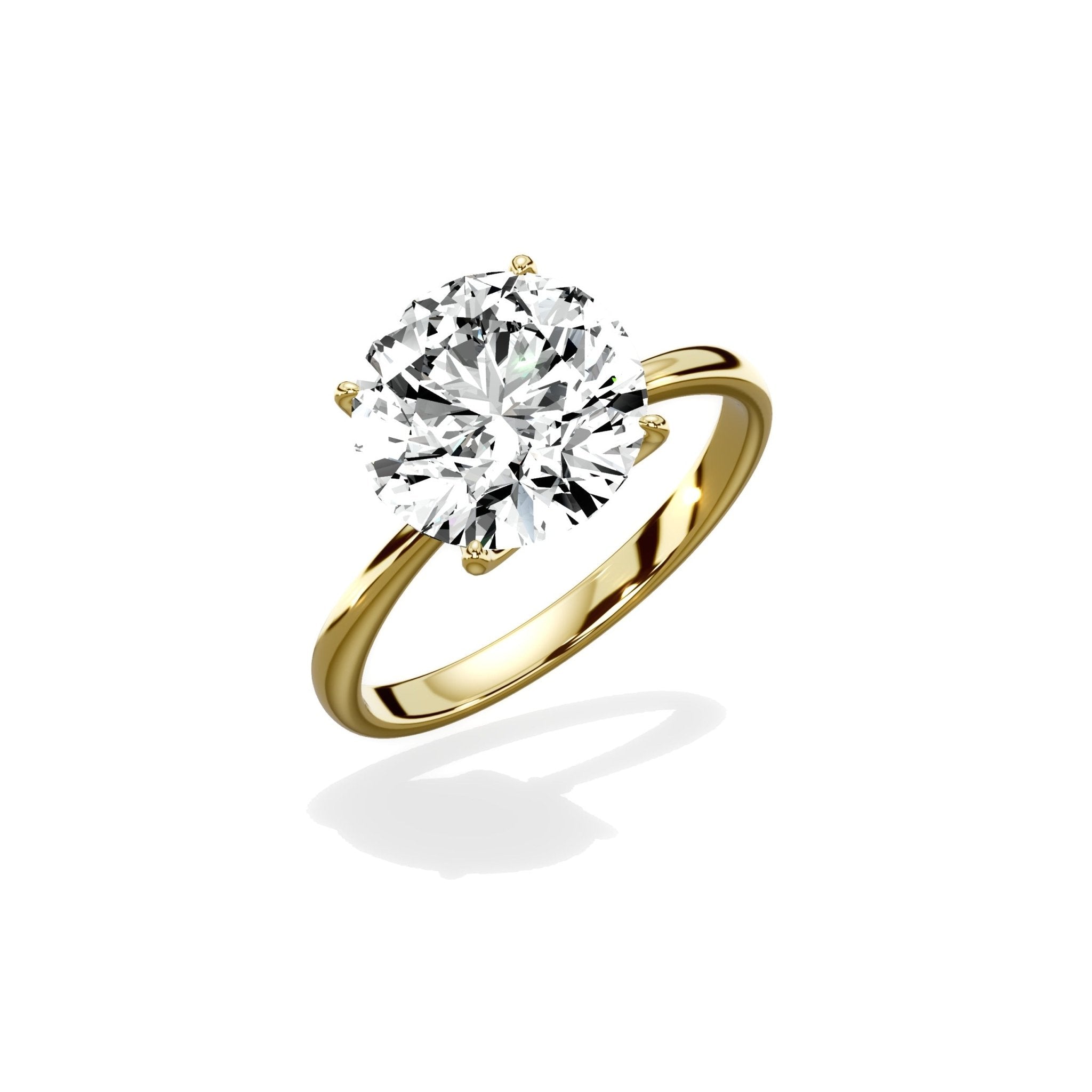 European Solitaire Engagement Ring - The Better Diamonds