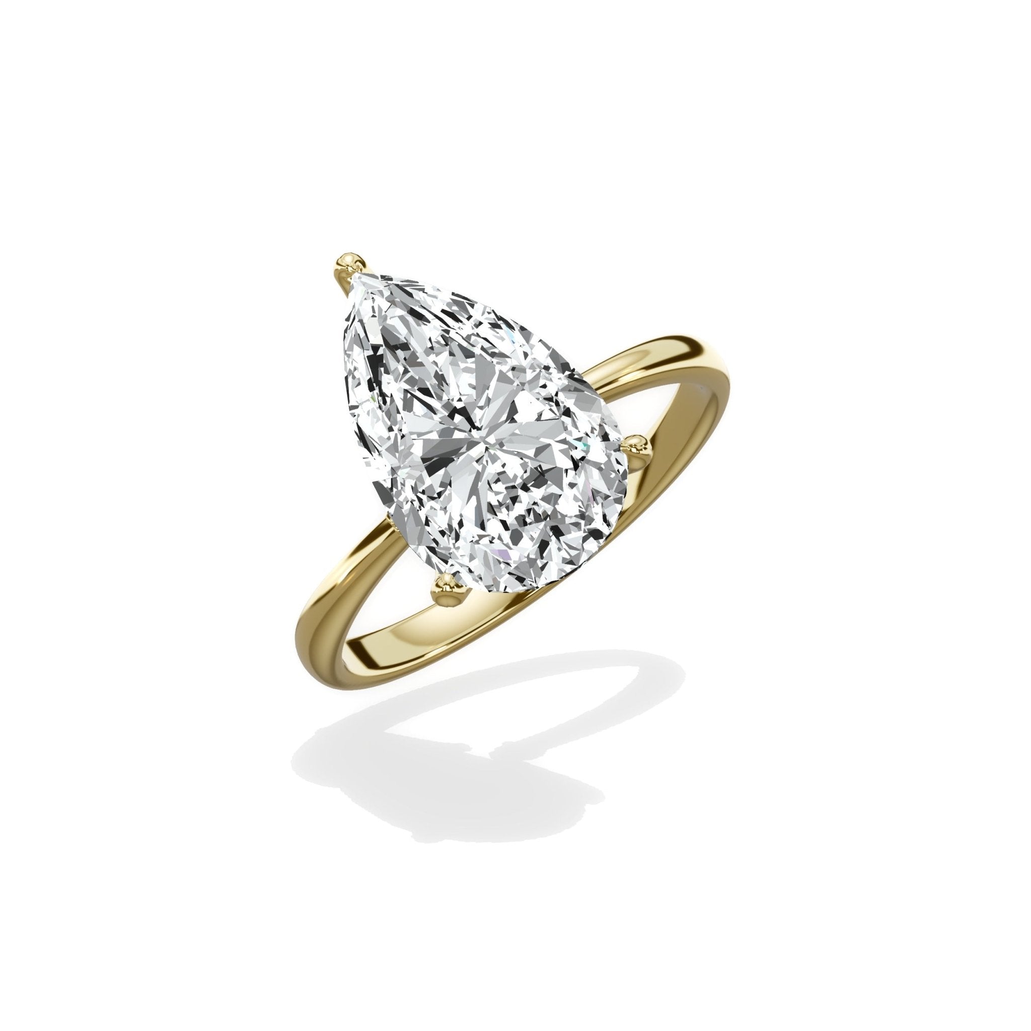 European Solitaire Engagement Ring - The Better Diamonds