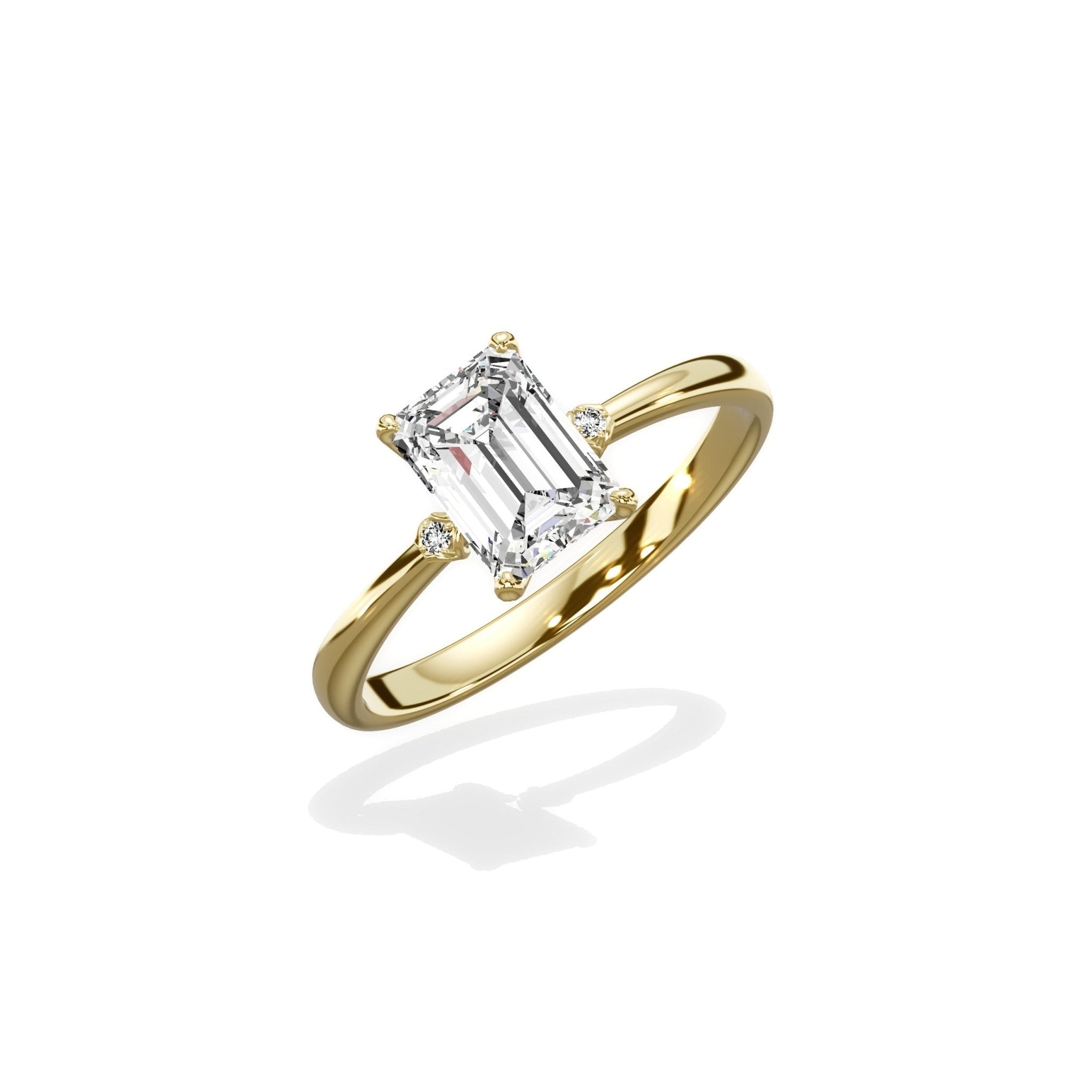 European Solitaire Engagement Ring - The Better Diamonds