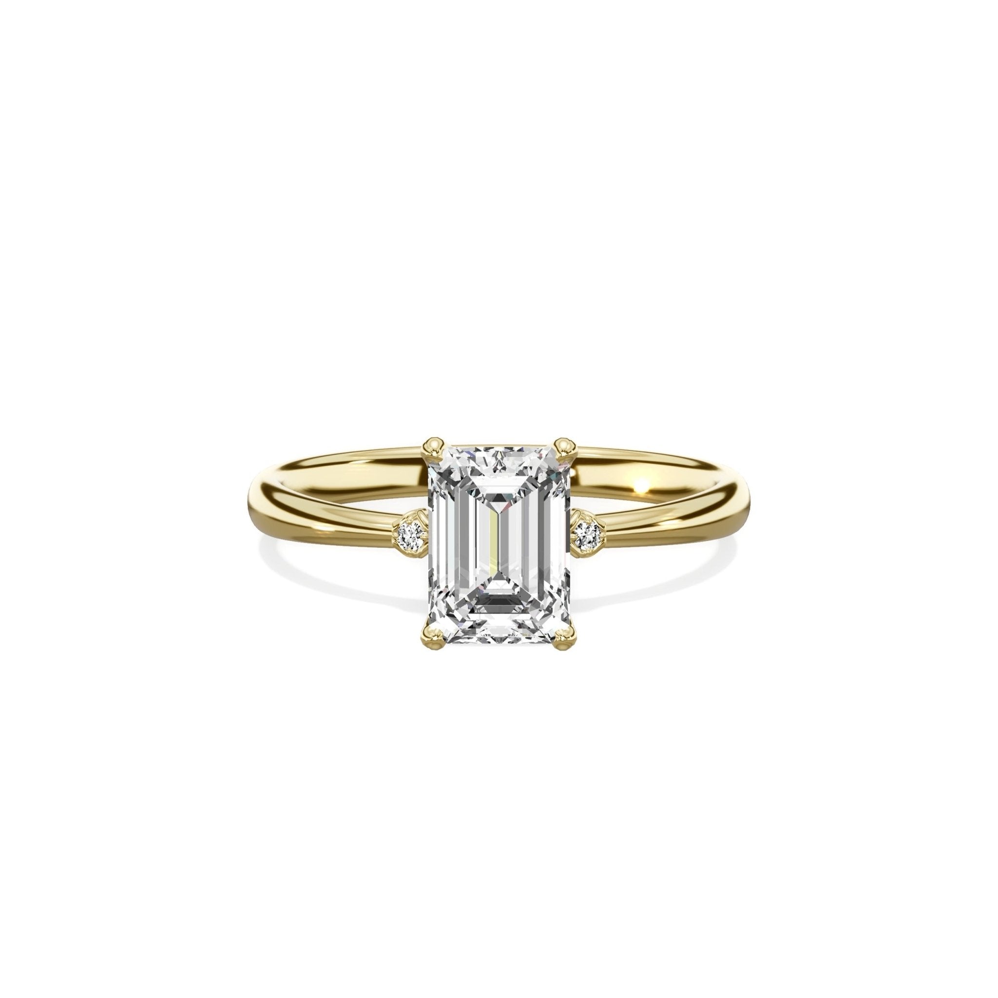 European Solitaire Engagement Ring - The Better Diamonds