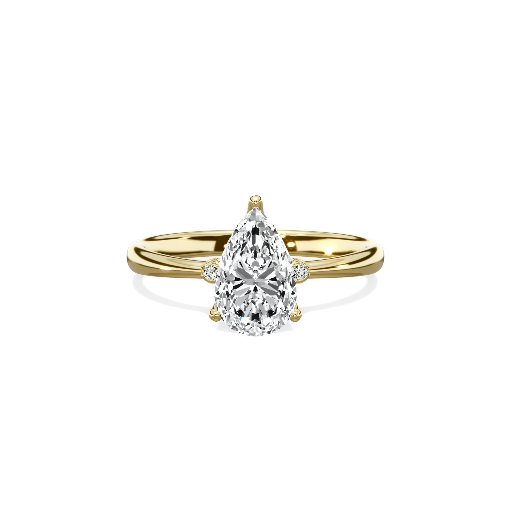 European Solitaire Engagement Ring - The Better Diamonds