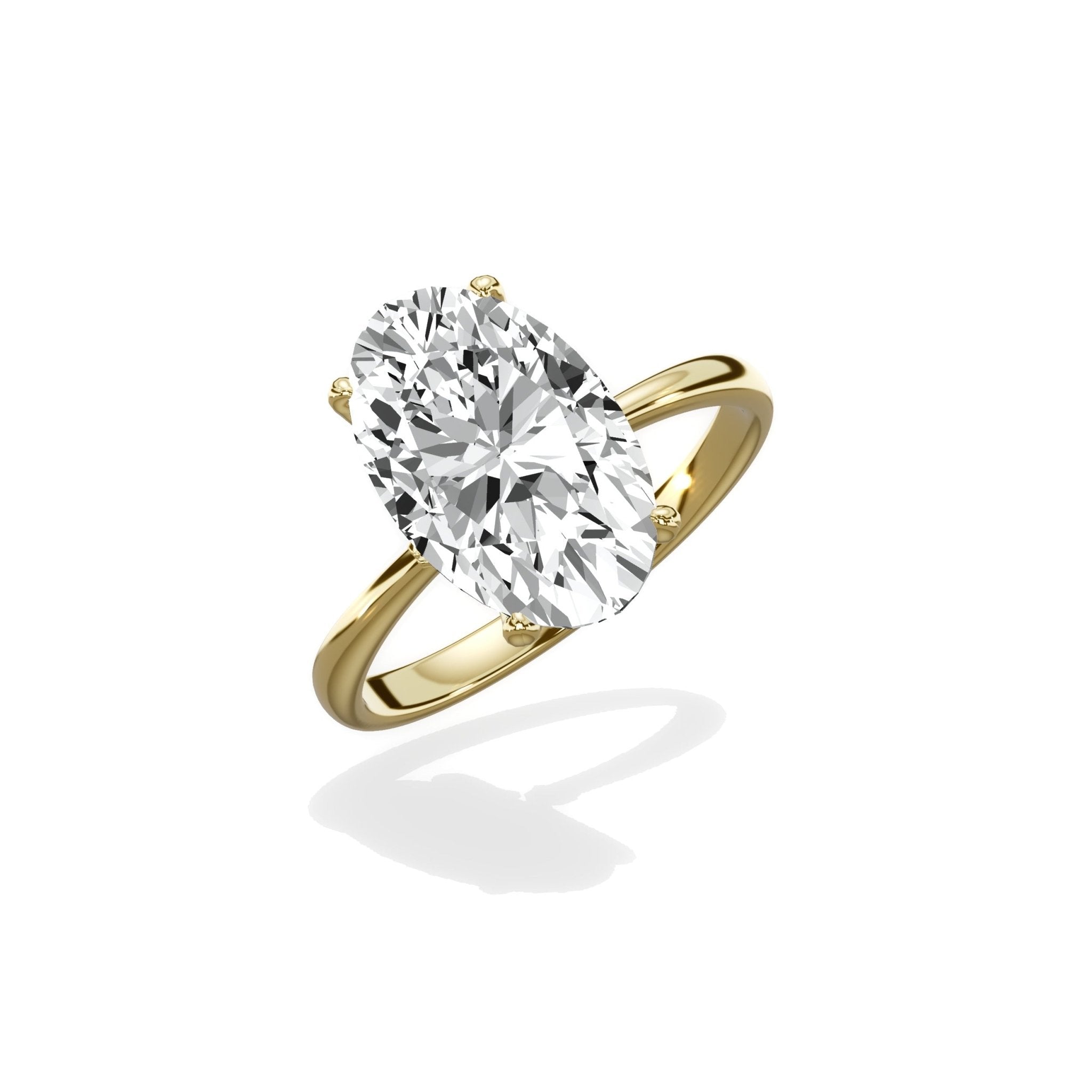 European Solitaire Engagement Ring - The Better Diamonds