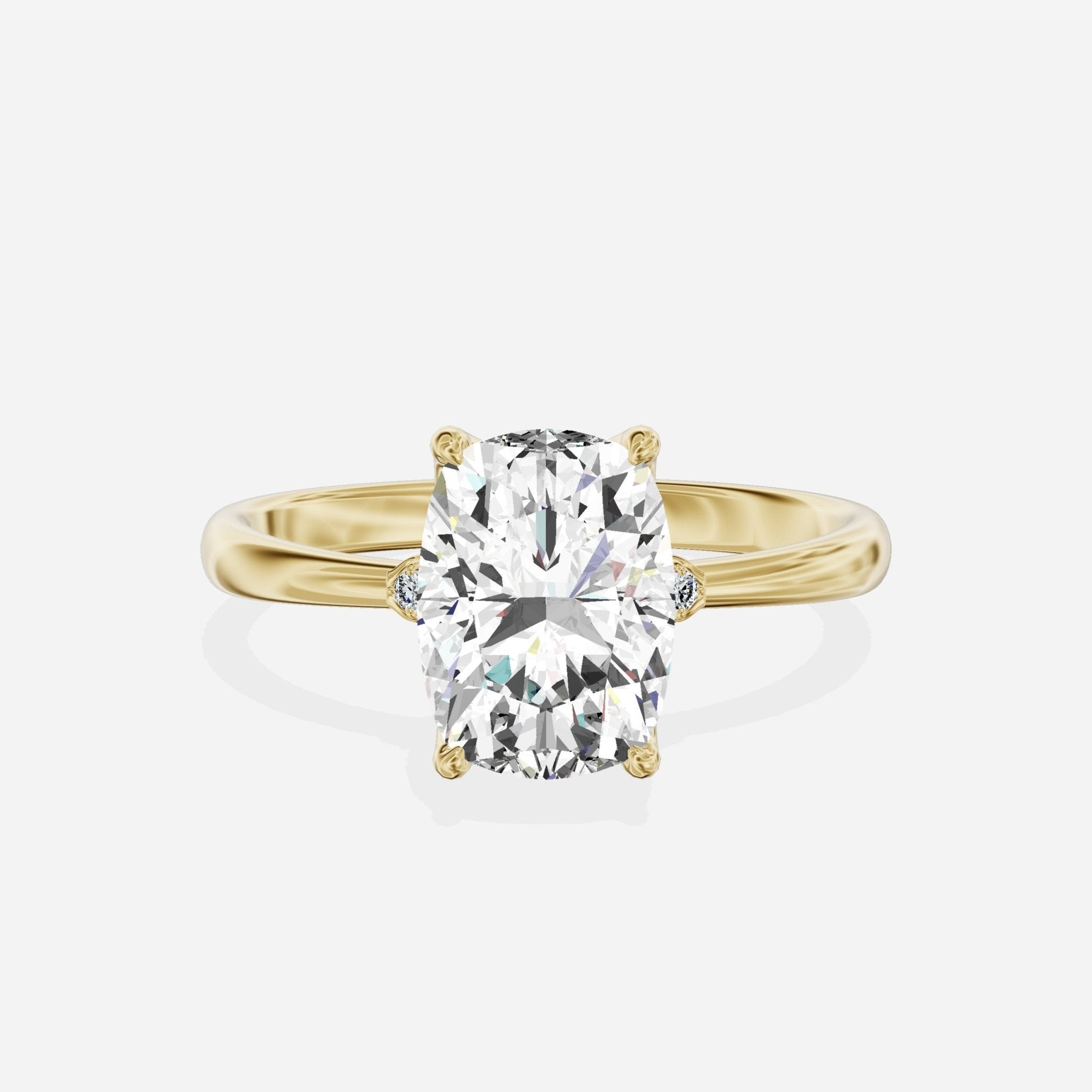 European Solitaire Engagement Ring - The Better Diamonds