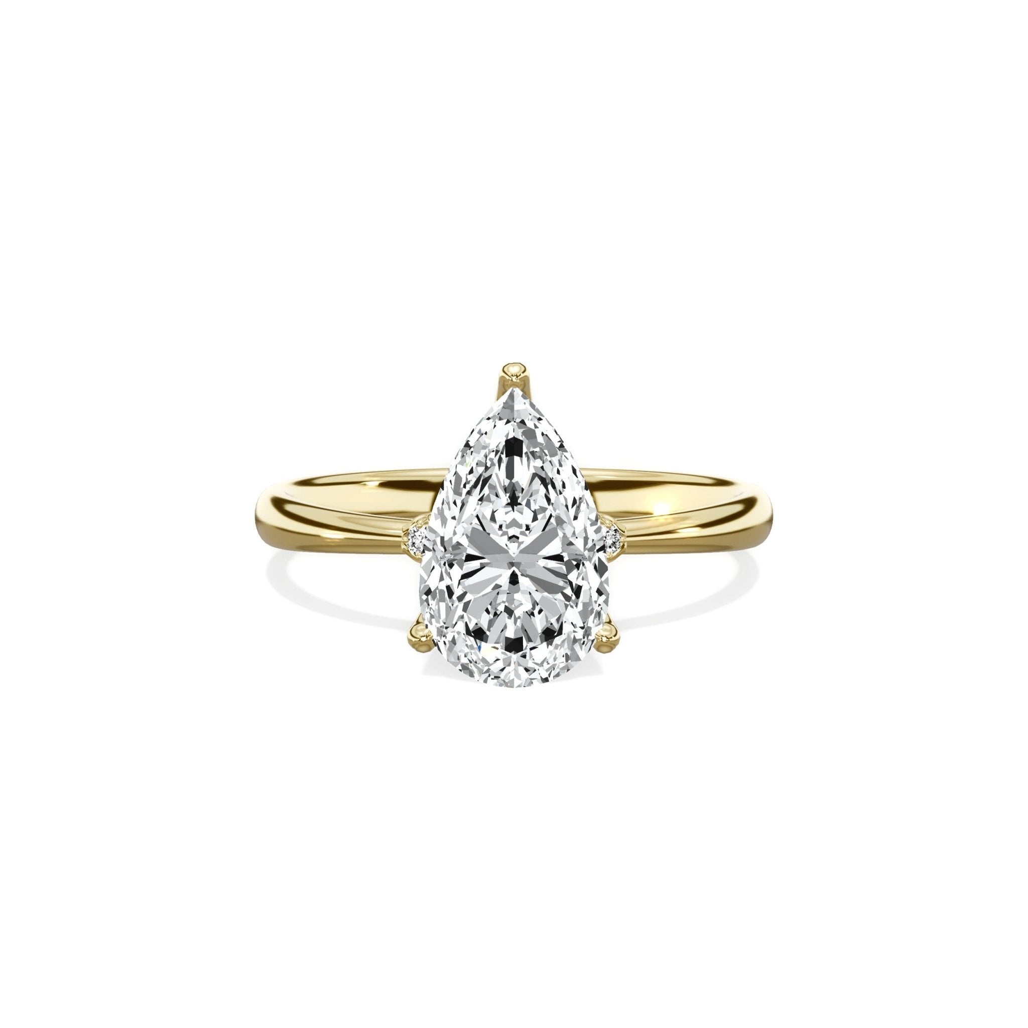 European Solitaire Engagement Ring - The Better Diamonds