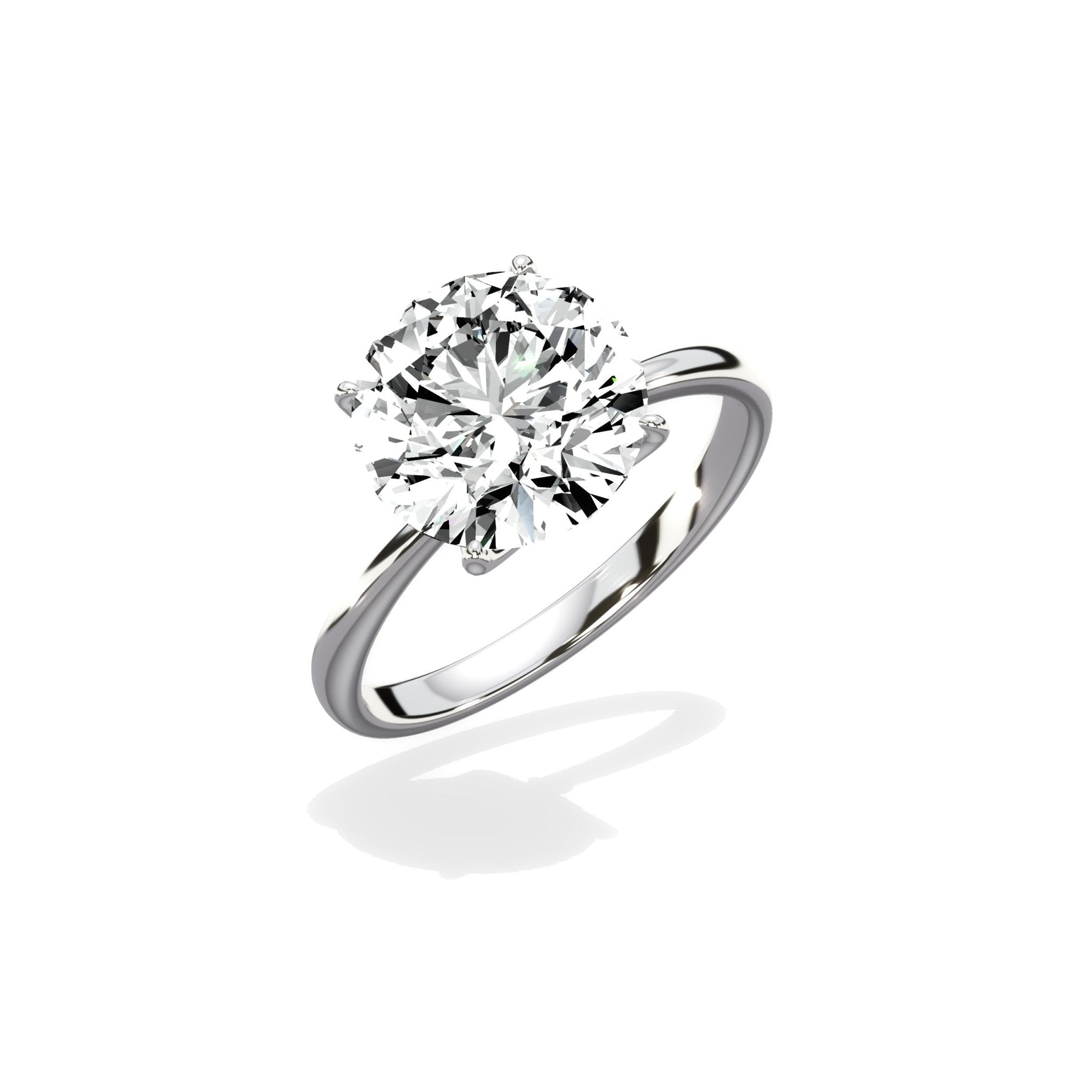 European Solitaire Engagement Ring - The Better Diamonds