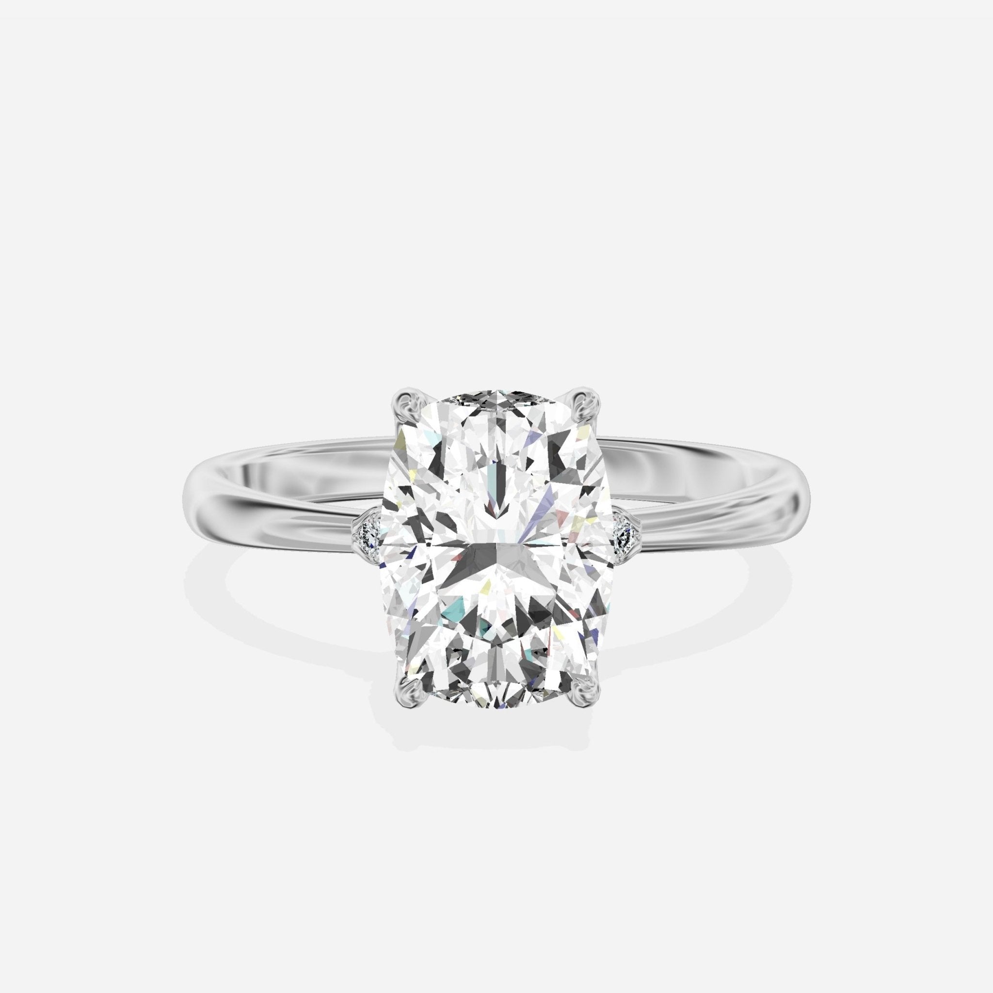 European Solitaire Engagement Ring - The Better Diamonds