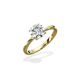 European Solitaire Engagement Ring - The Better Diamonds