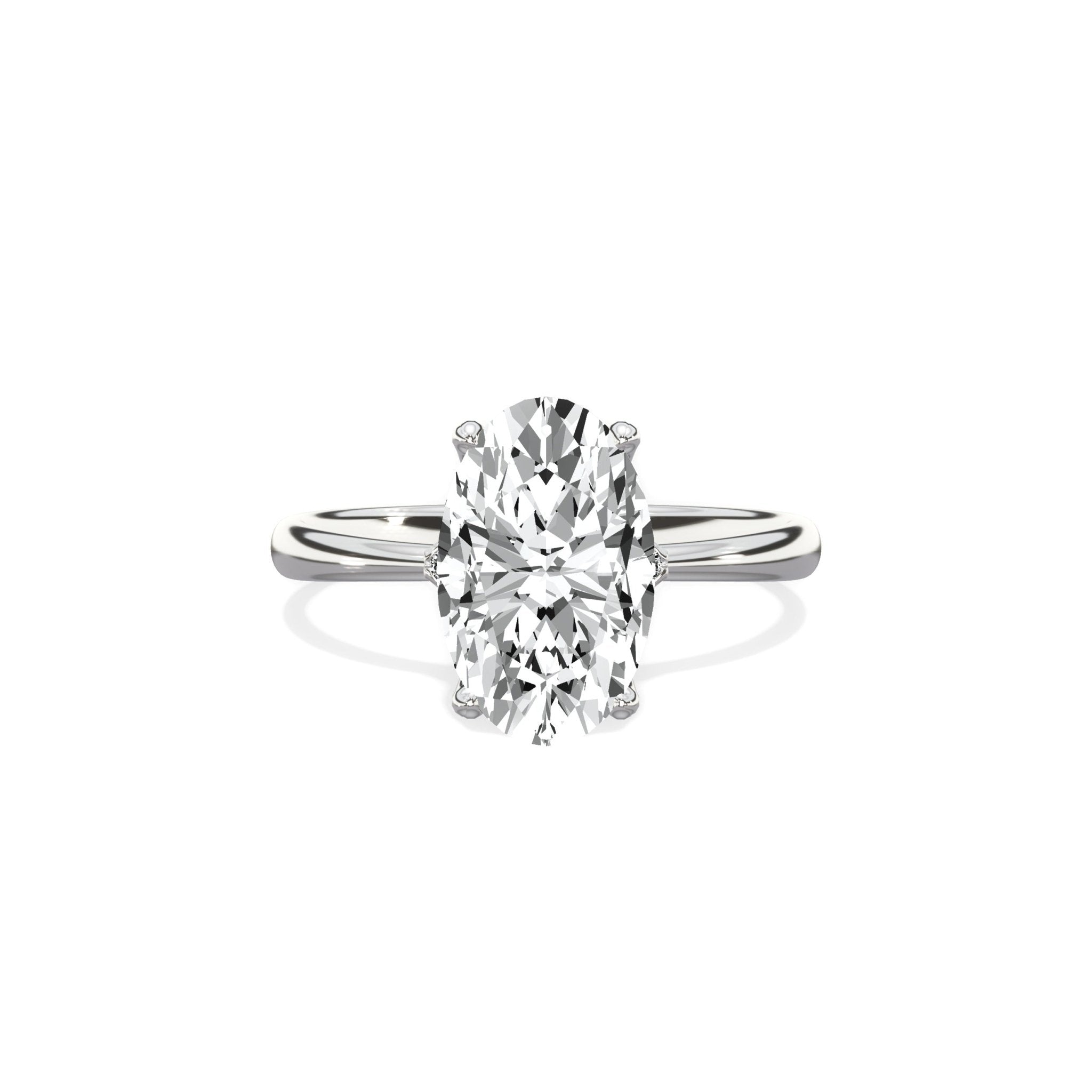 European Solitaire Engagement Ring - The Better Diamonds