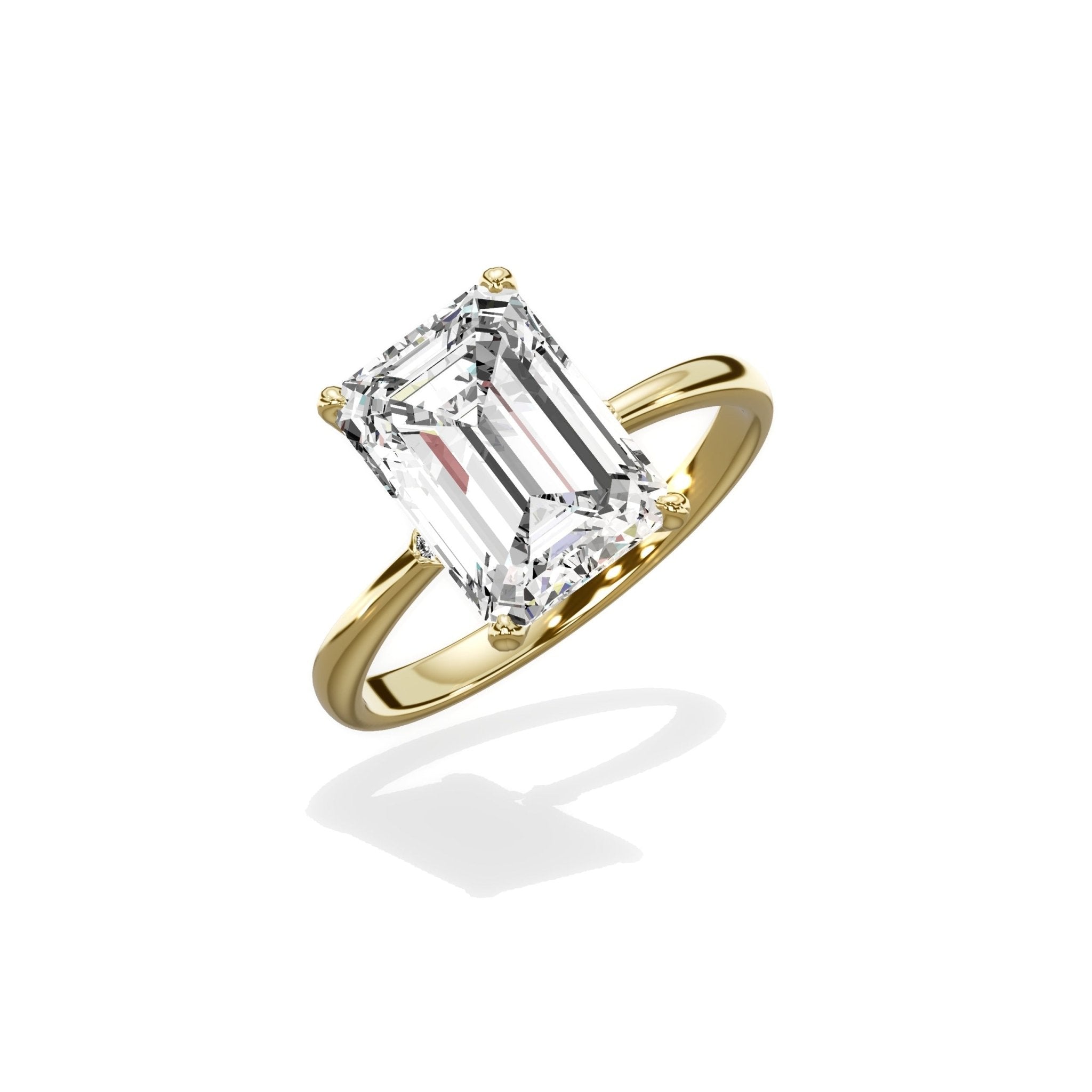 European Solitaire Engagement Ring - The Better Diamonds