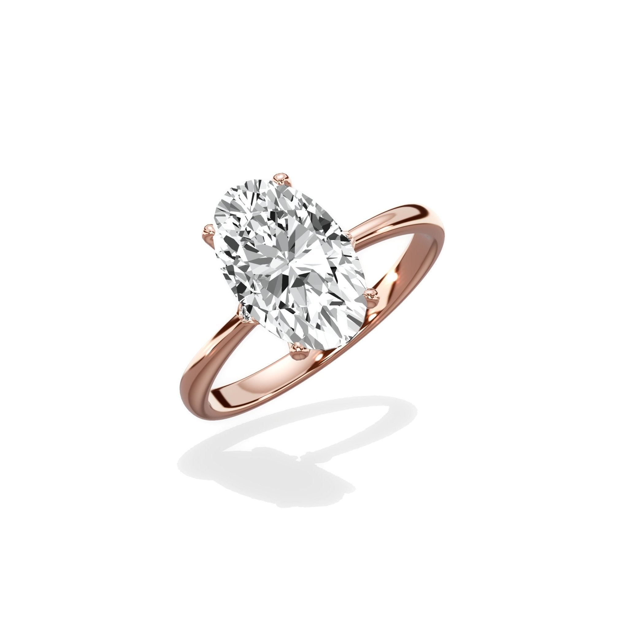 European Solitaire Engagement Ring - The Better Diamonds