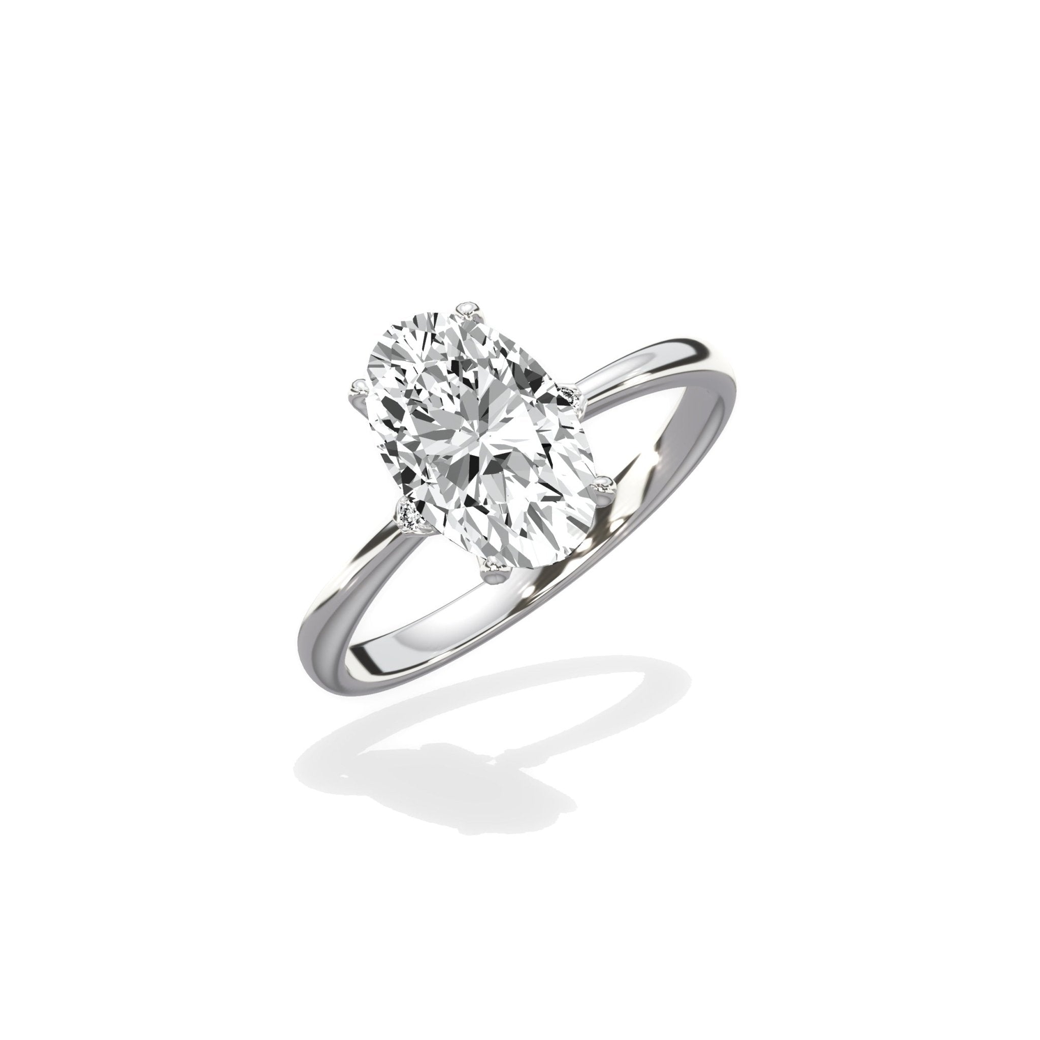 European Solitaire Engagement Ring - The Better Diamonds