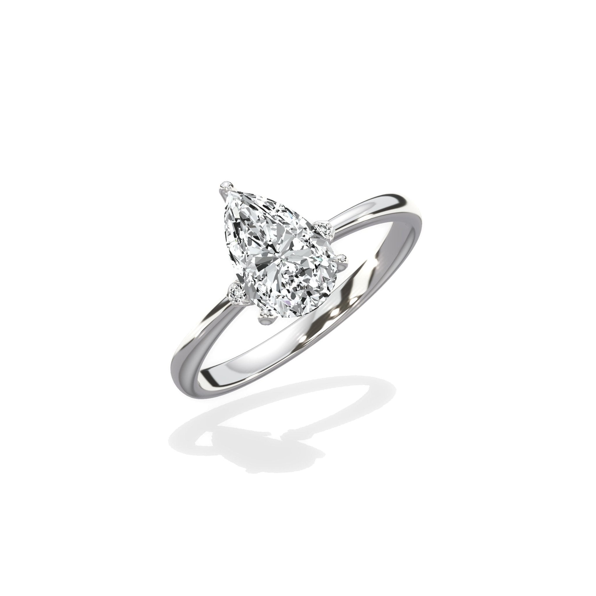 European Solitaire Engagement Ring - The Better Diamonds