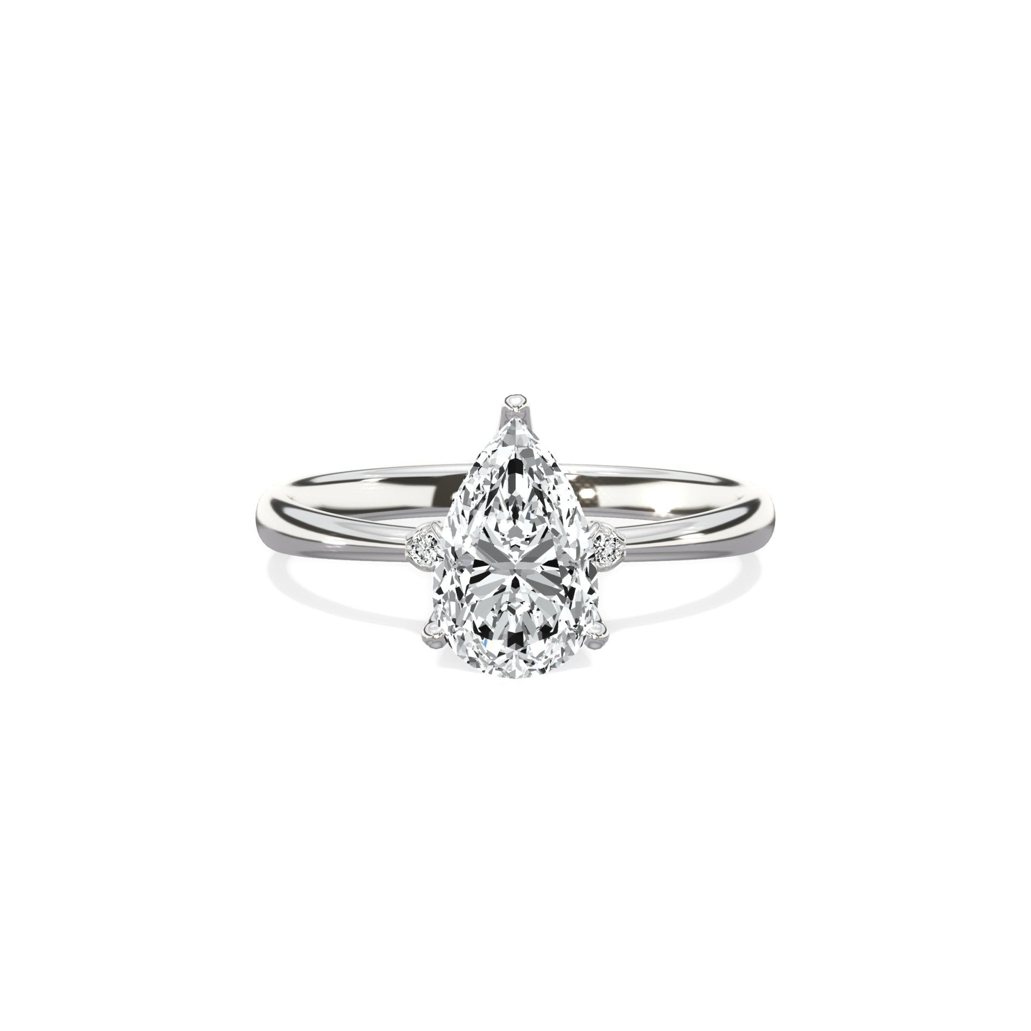 European Solitaire Engagement Ring - The Better Diamonds