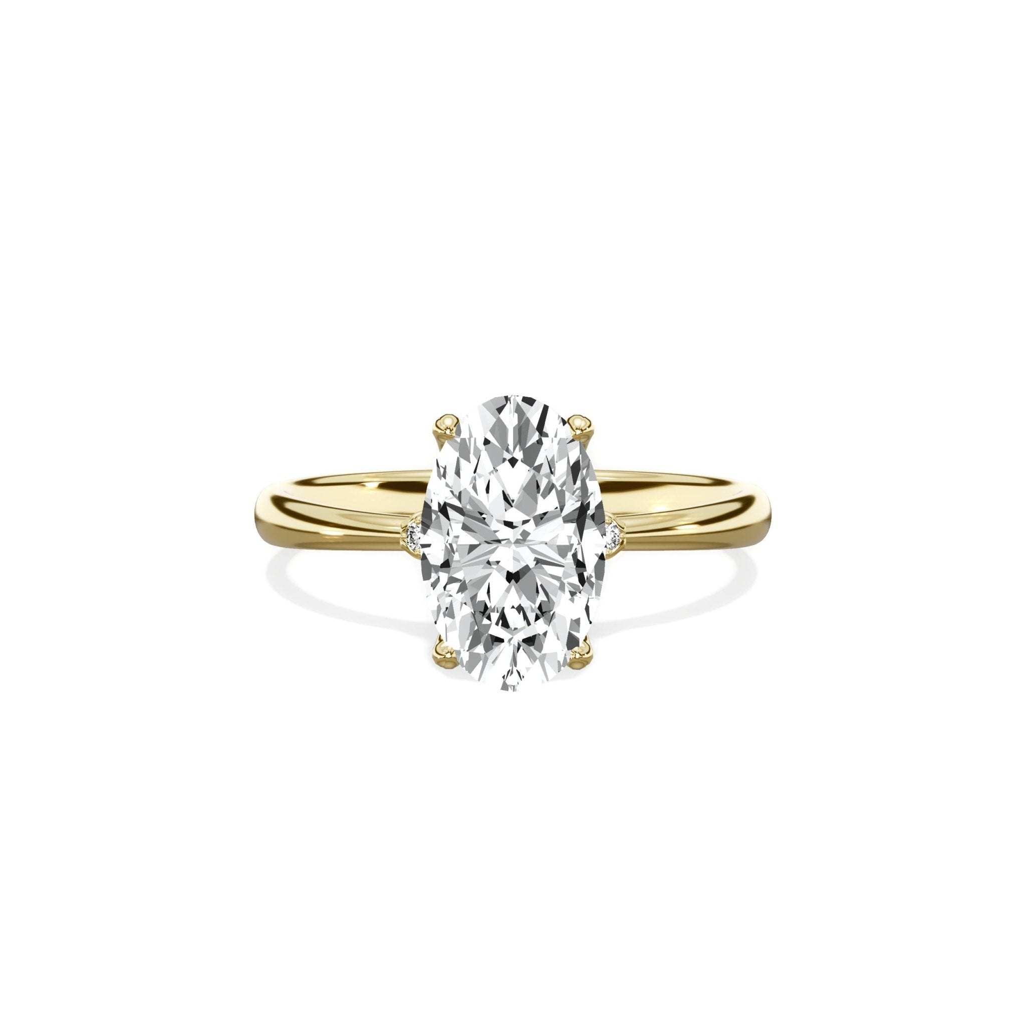 European Solitaire Engagement Ring - The Better Diamonds