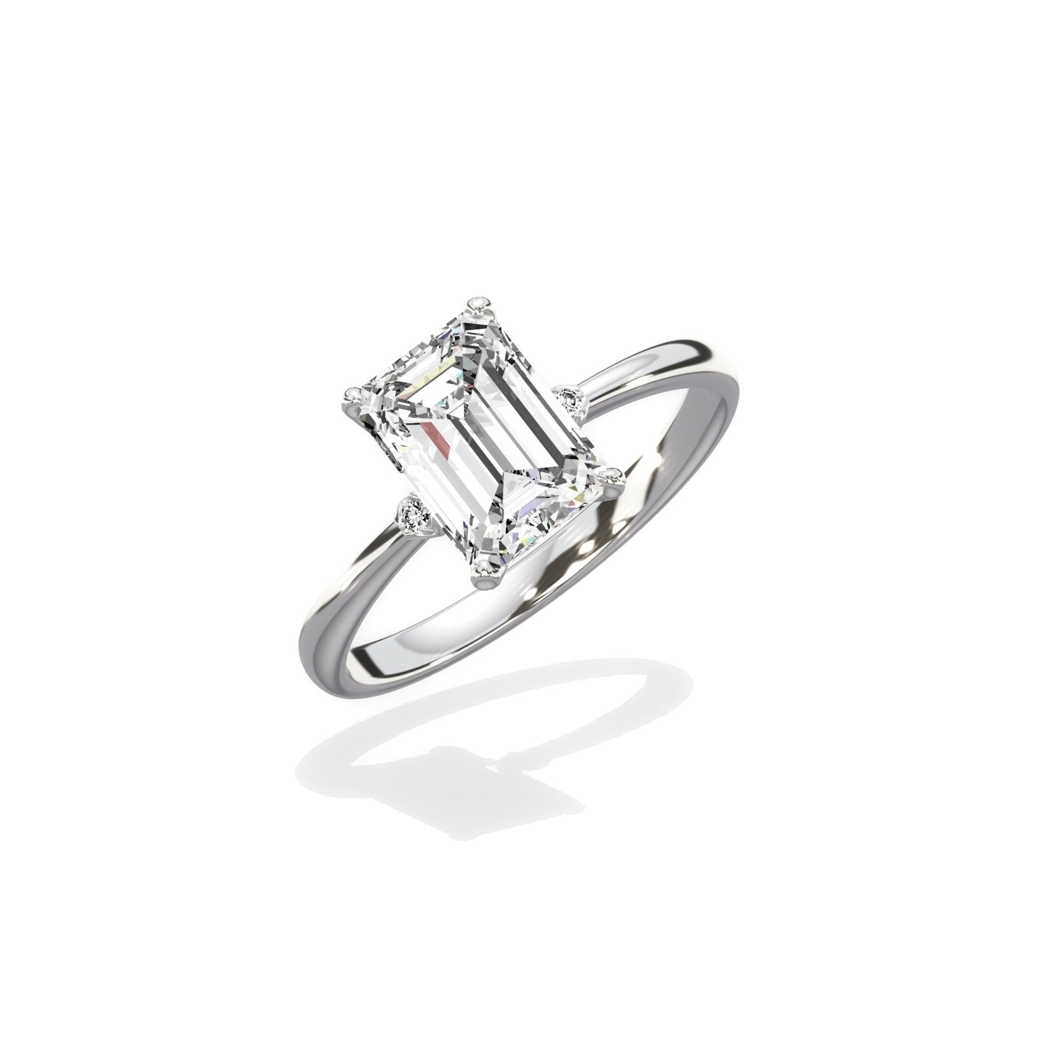 European Solitaire Engagement Ring - The Better Diamonds