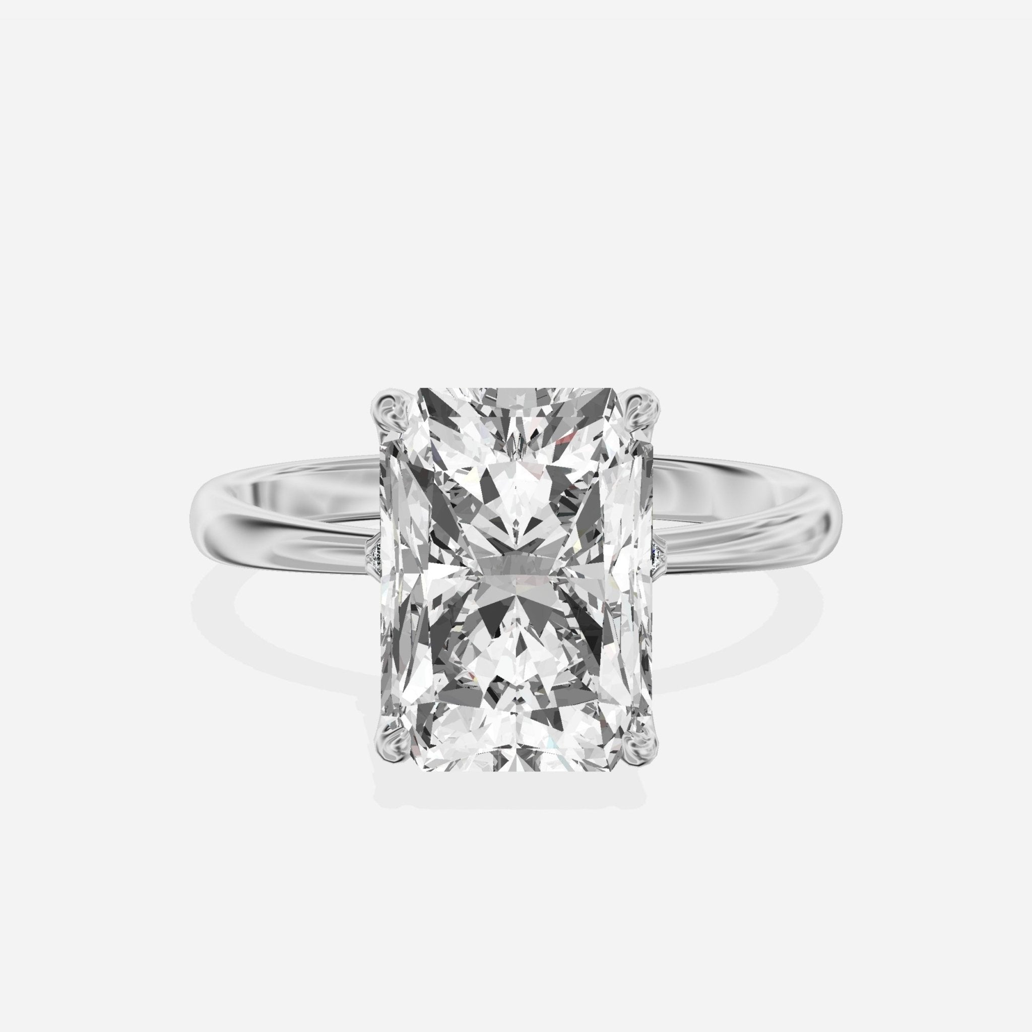 European Solitaire Engagement Ring - The Better Diamonds