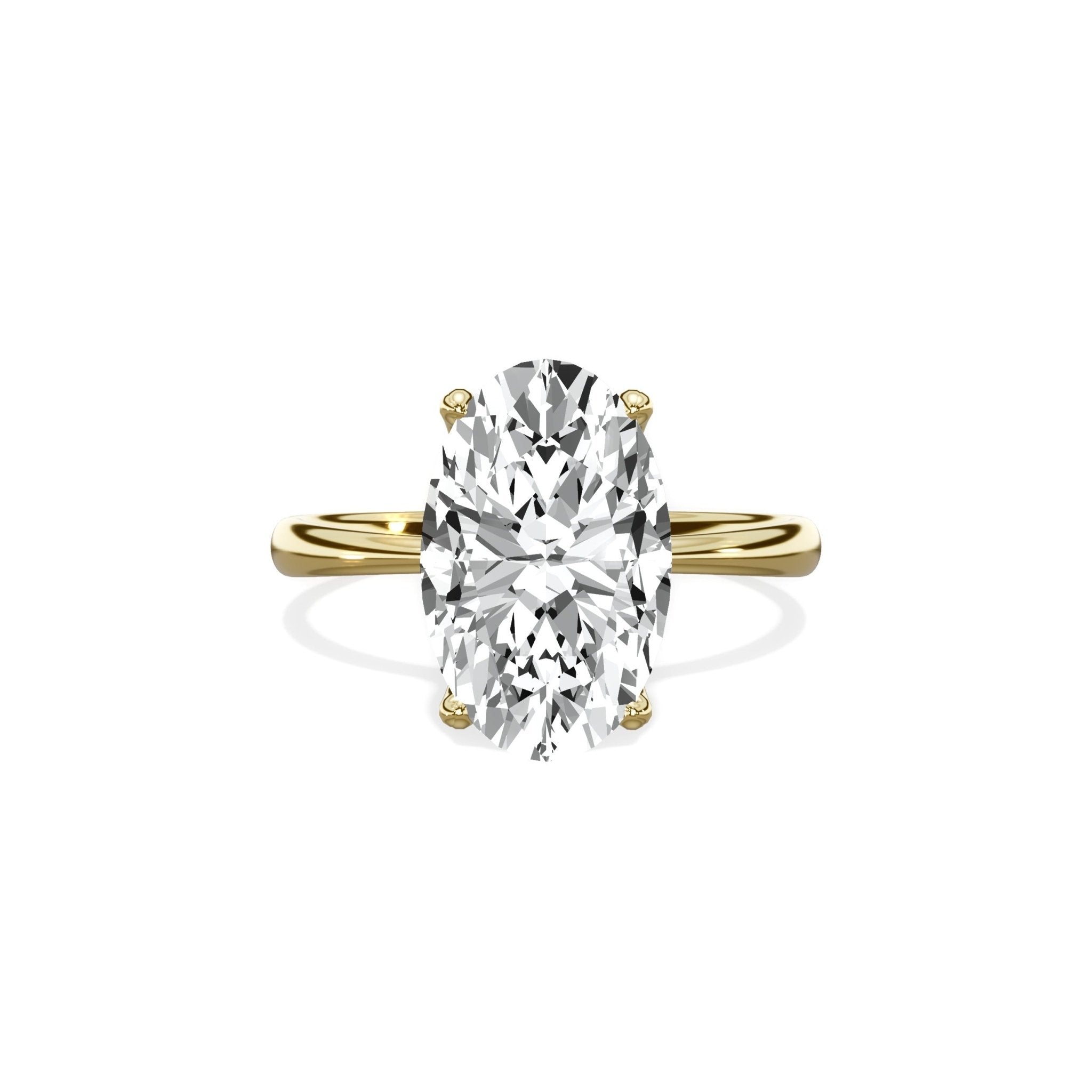 European Solitaire Engagement Ring - The Better Diamonds