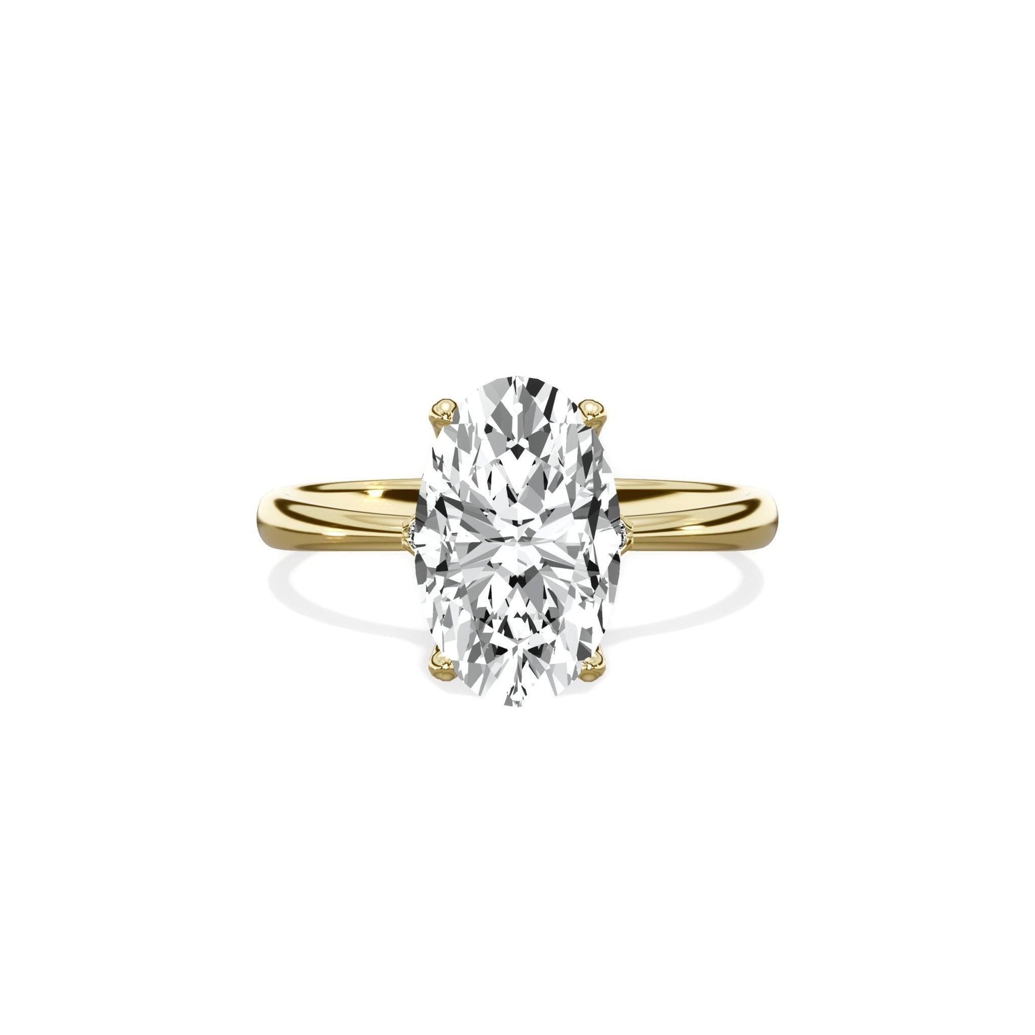 European Solitaire Engagement Ring - The Better Diamonds
